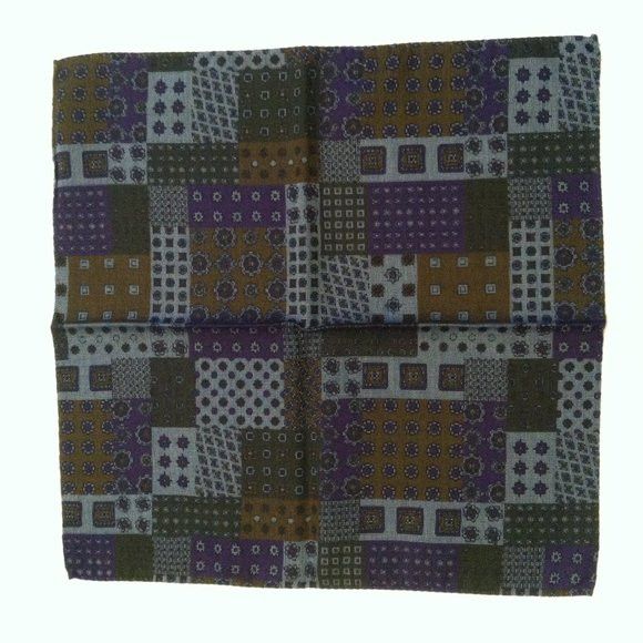 SAKS FIFTH AVENUE MEN'S NEW COTTON POCKET SQUARE 13