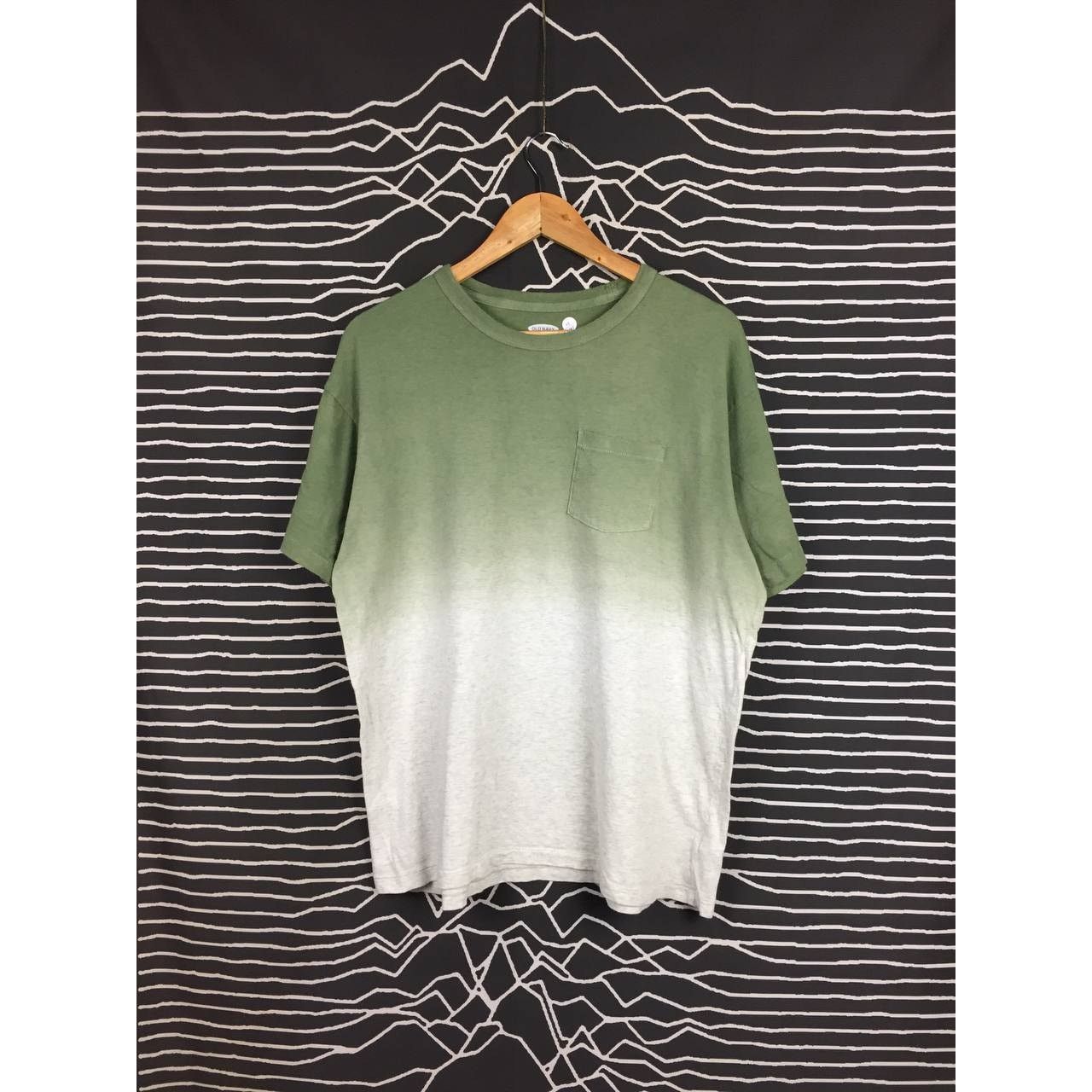 Old Navy × Vintage Old Navy Dip Dye Pocket Crew Neck Soft Washed Tee Size US M / EU 48-50 / 2 - 2 Thumbnail