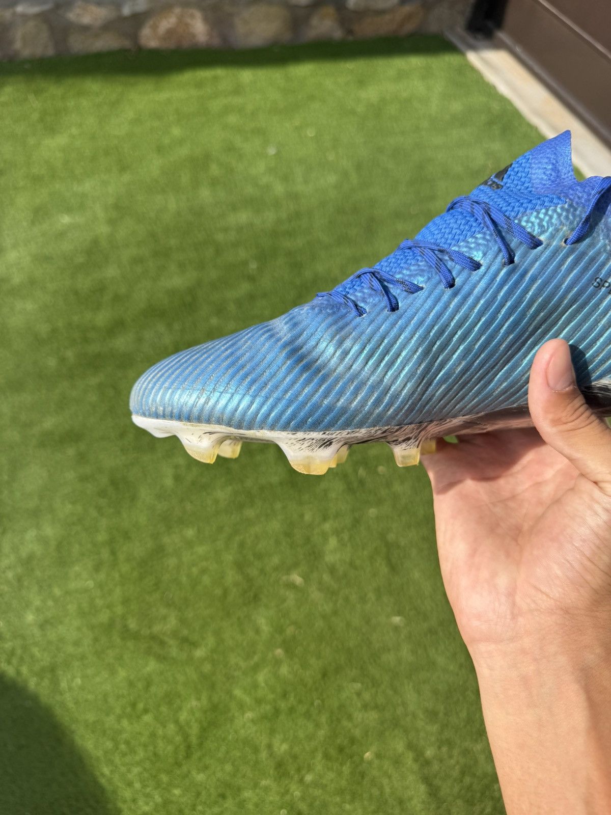 Adidas Blue Adidas X 19.1 soccer cleats Size US 10.5 / EU 43-44 - 10 Thumbnail