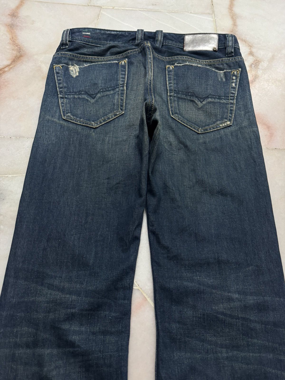 Kapital 💥FLARE💥VINTAGE DIESEL VIKER RUSTY MUDWASH DISTRESSED INSANE Size US 31 - 17 Thumbnail