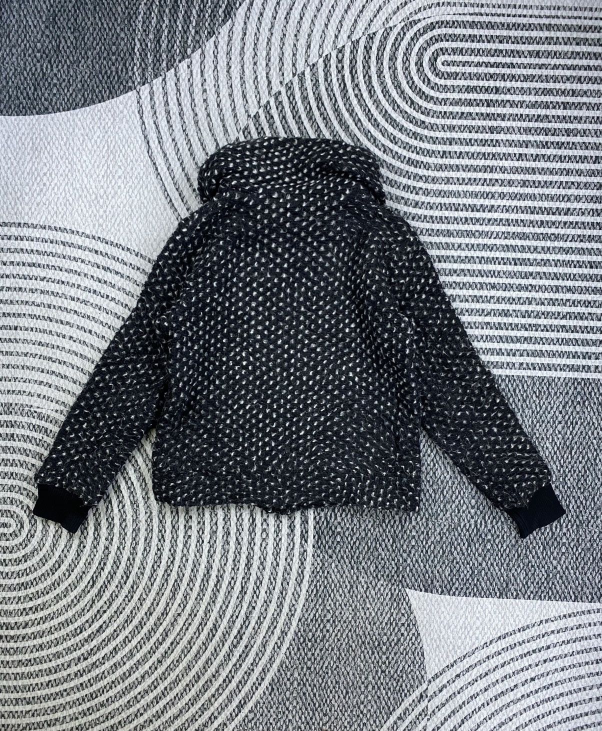 Tsumori Chisato Vtg Tsumori Chisato Issey Miyake Plaid Knit Zipper Jacket Size M / US 6-8 / IT 42-44 - 2 Thumbnail