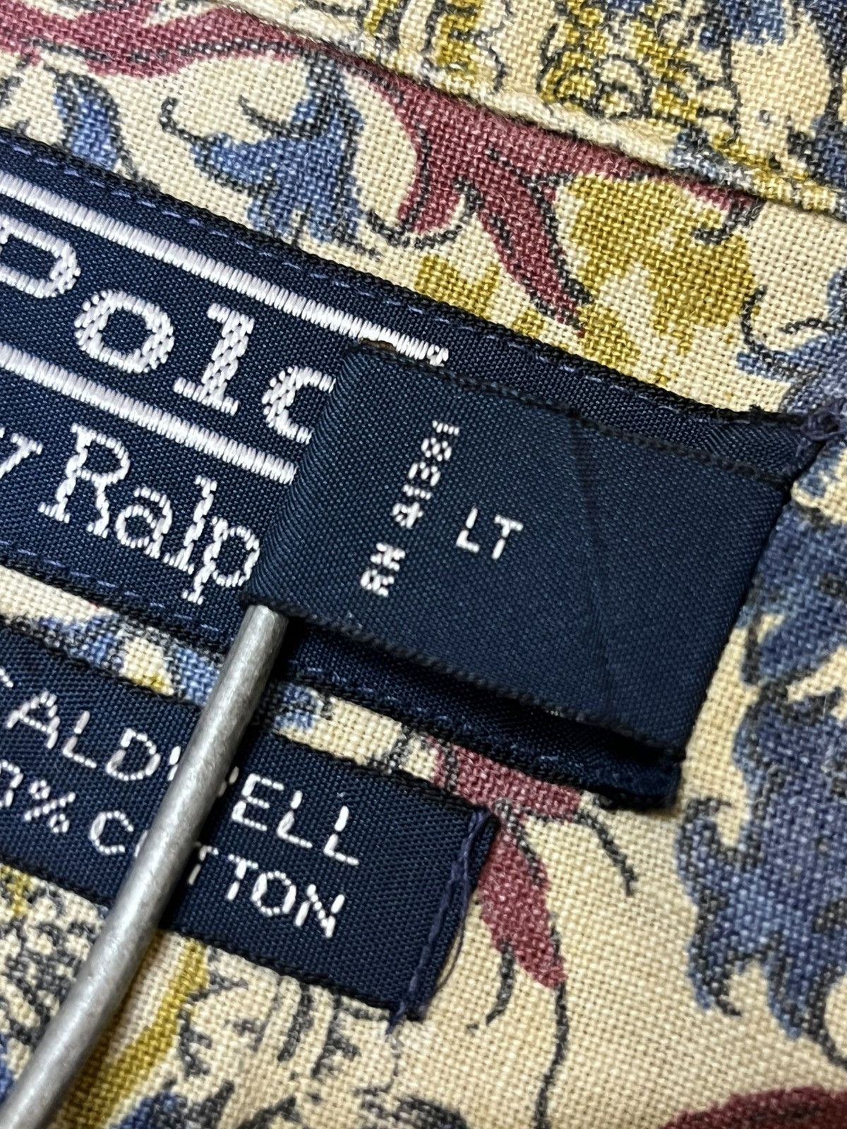 Polo Ralph Lauren VINTAGE POLO RALPH LAUREN BIRD PRINTED BUTTON UPS SHIRT Size US XL / EU 56 / 4 - 13 Thumbnail