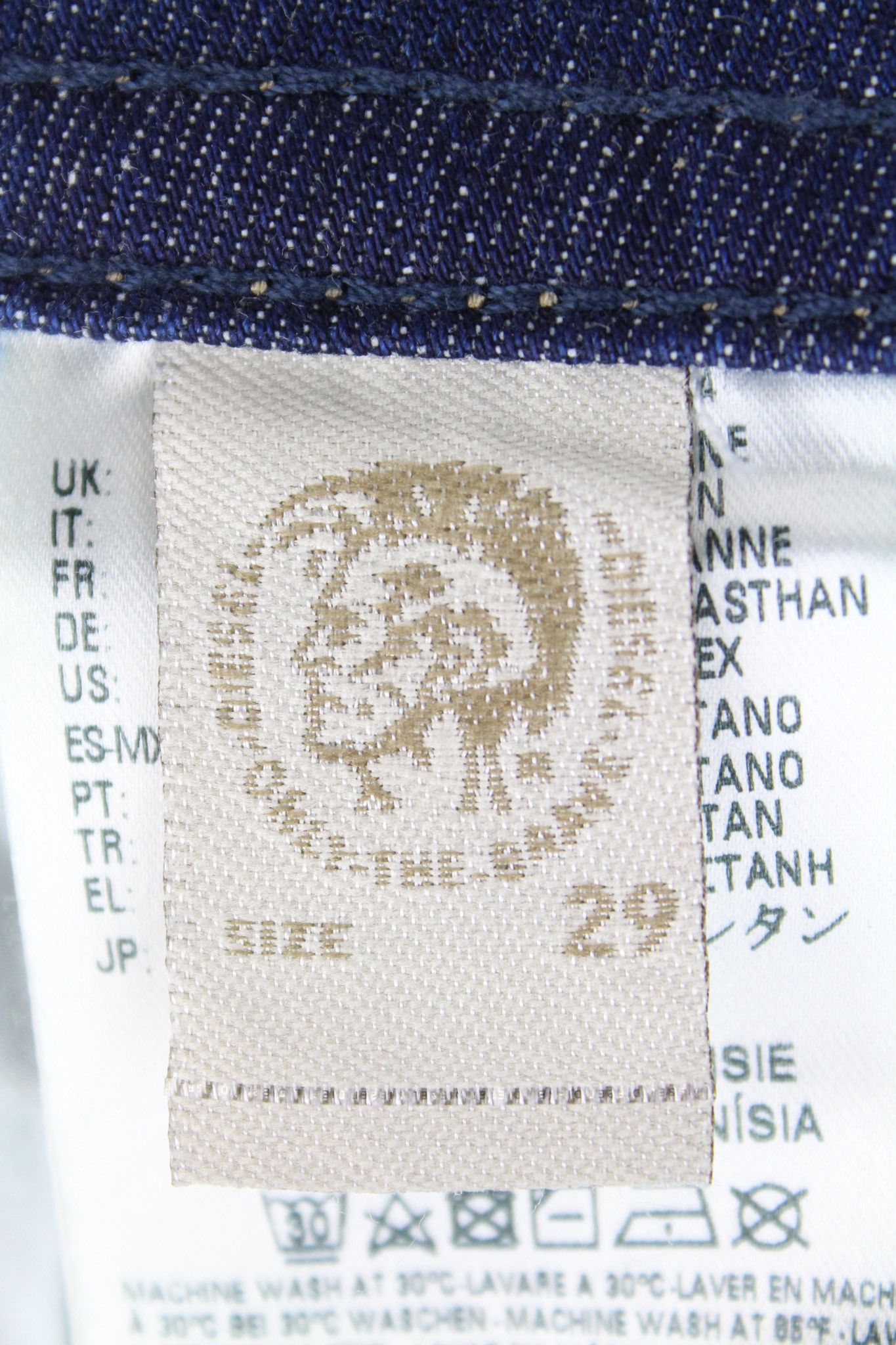 Diesel BUSTER 084GR W29/L32 Blue Stretch Jeans 64716 Size US 29 - 7 Thumbnail