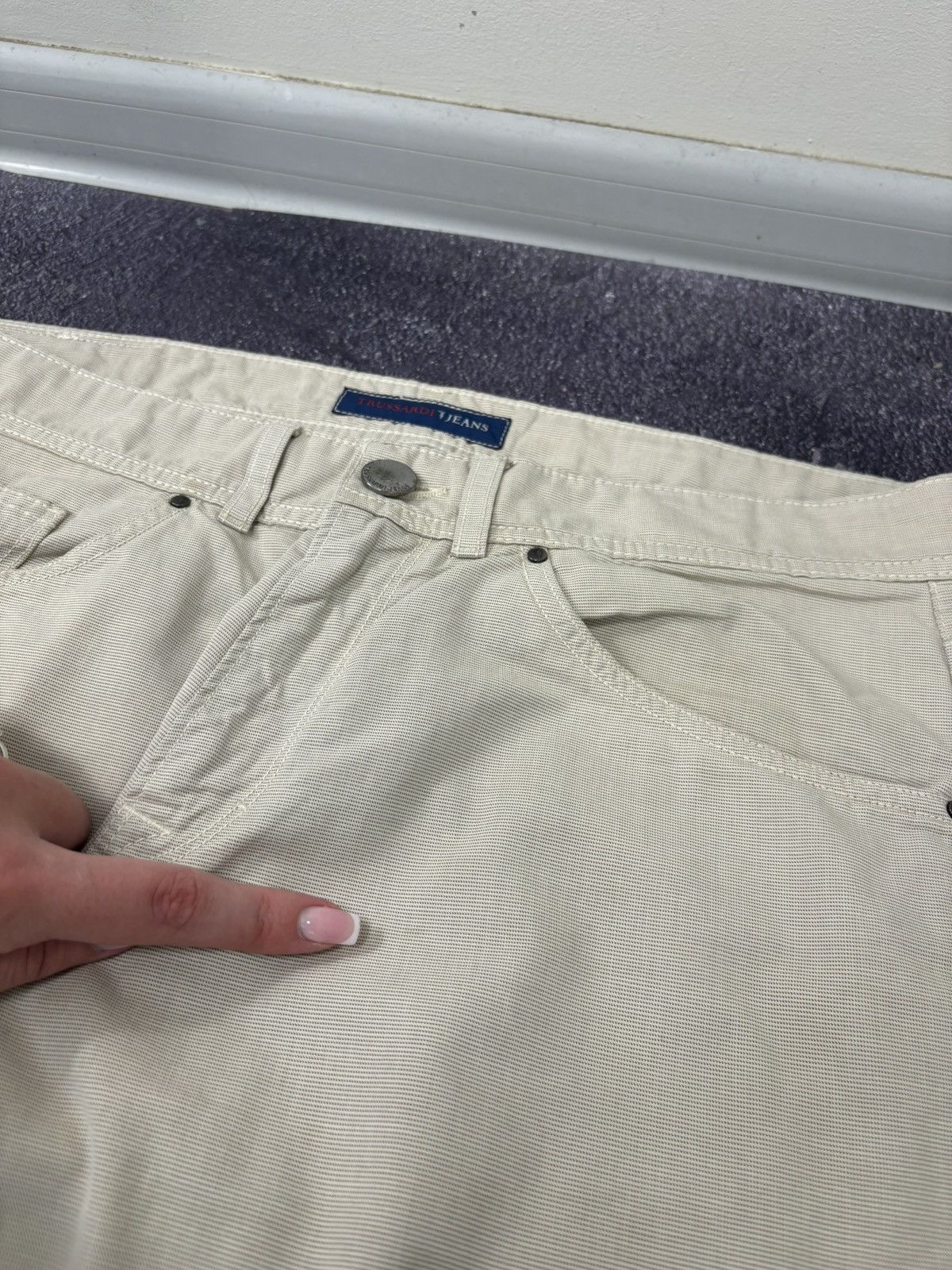 Trussardi × Vintage Vintage Trussardi Men’s Slim Straight Fit Luxury Pants Jeans Size US 33 - 17 Thumbnail