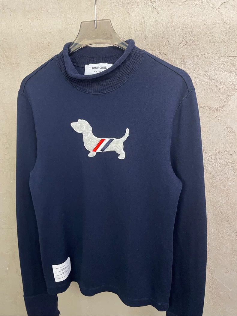 Thom Browne Thom browne Tibetan blue color striped fleece puppy semi-hi Size US XXS / EU 40 - 3 Thumbnail