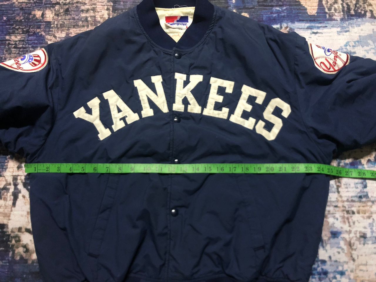 Swingster Vintage Swingster Supplex New York Yankees Baseball Jacket Size US L / EU 52-54 / 3 - 16 Thumbnail