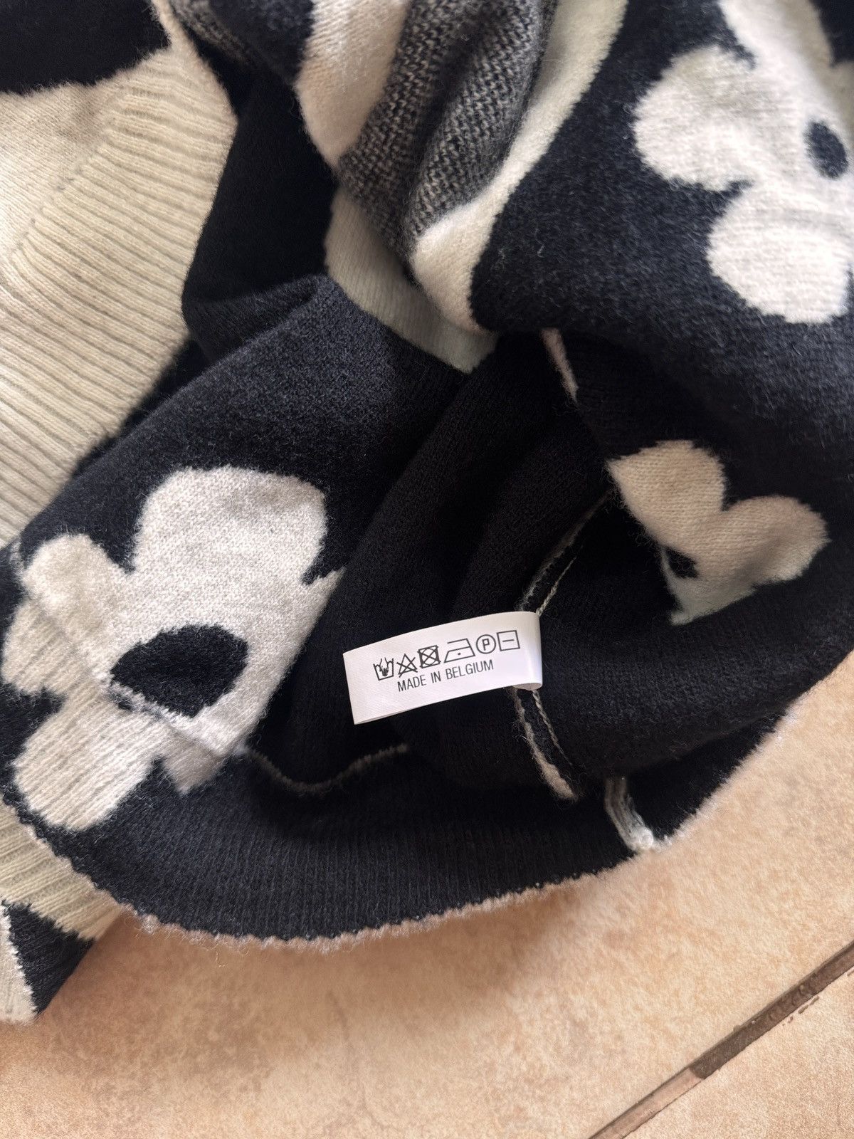 Designer × Walter Van Beirendonck WALTER VAN BEIRENDONCK Android Knit Sweater - Comb. I White Size US L / EU 52-54 / 3 - 11 Thumbnail
