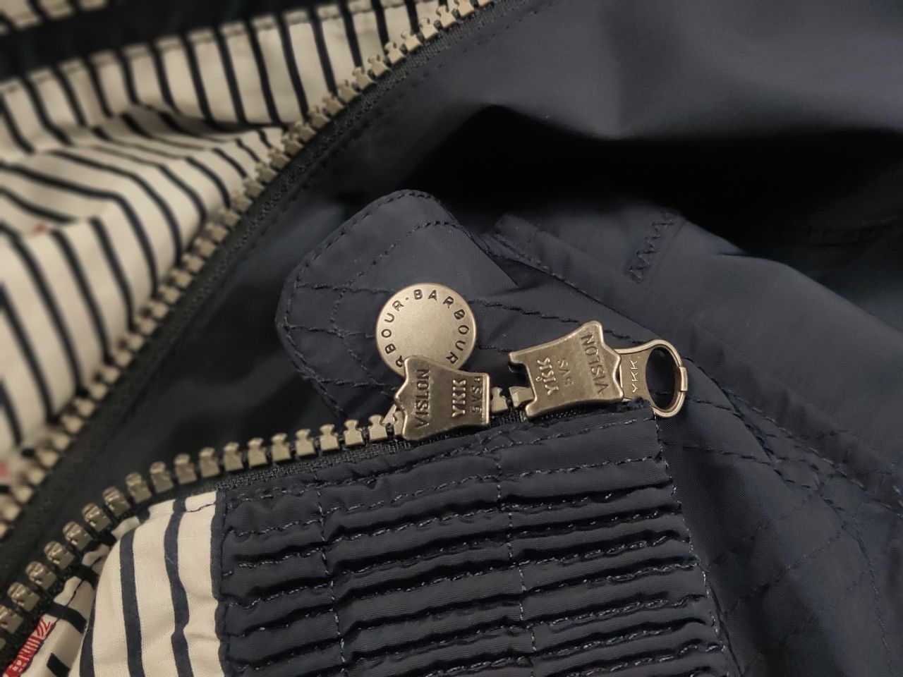 Barbour Barbour Pendeen Waterproof Womens Hoodie Zip Blue Jacket Size L / US 10 / IT 46 - 21 Thumbnail