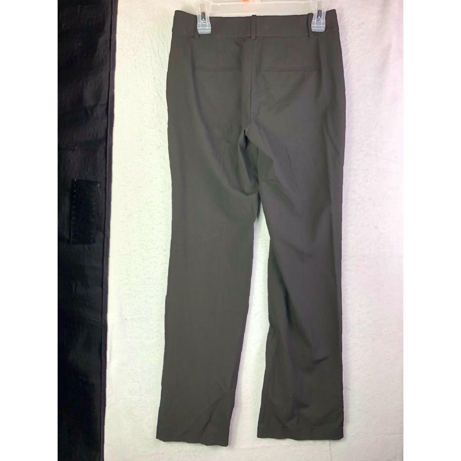Ann Taylor Ann Taylor Ann Fit Black Slacks Dress Pants Womens Size 0 Polyester Rayon Spandex Slim Straight Leg Vintage No (if allowed) Size 25" / US 0 / IT 36 - 6 Thumbnail