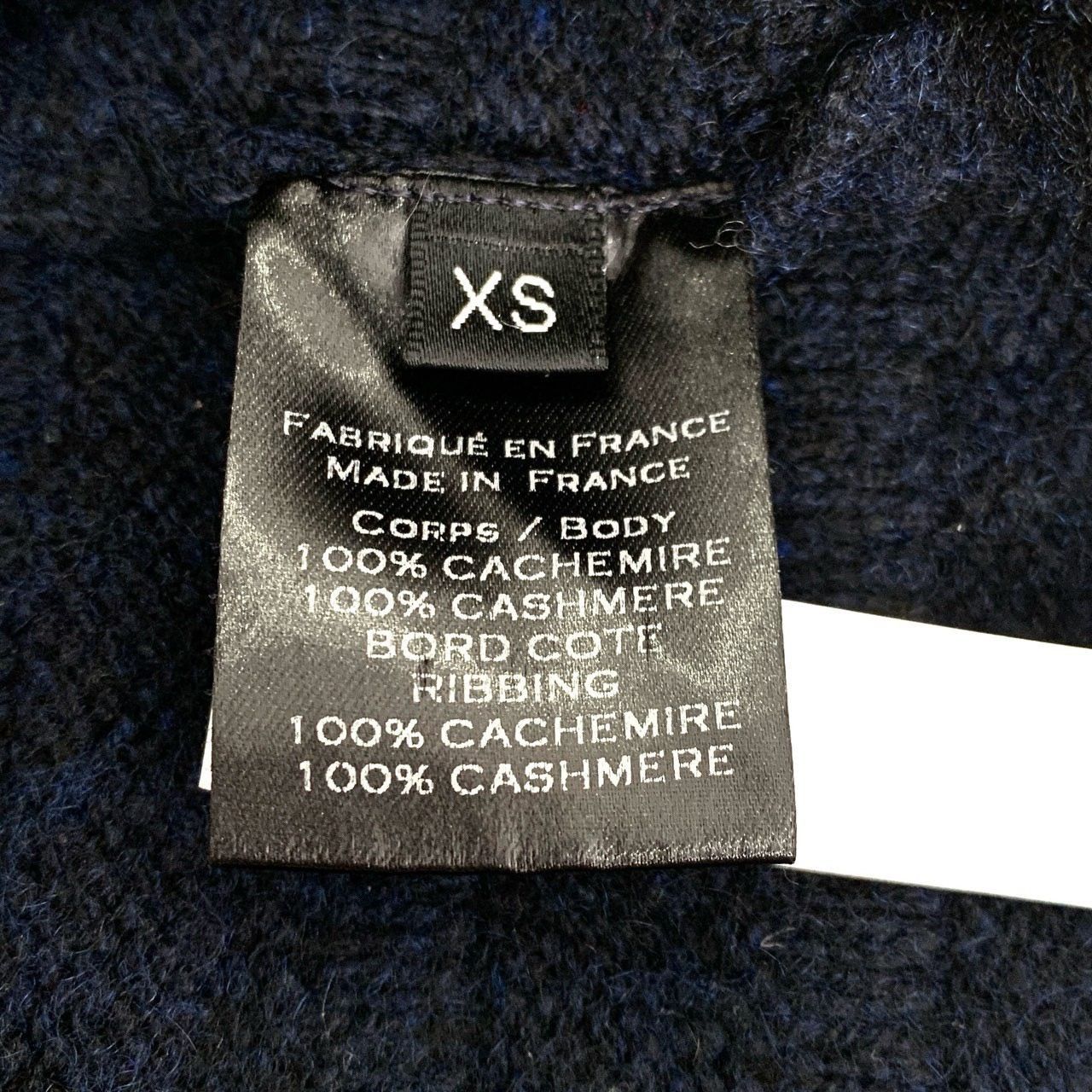 Balmain Balmain Navy Blue Cashmere Sweater With Gold Button Detail O Size XS / US 0-2 / IT 36-38 - 6 Thumbnail