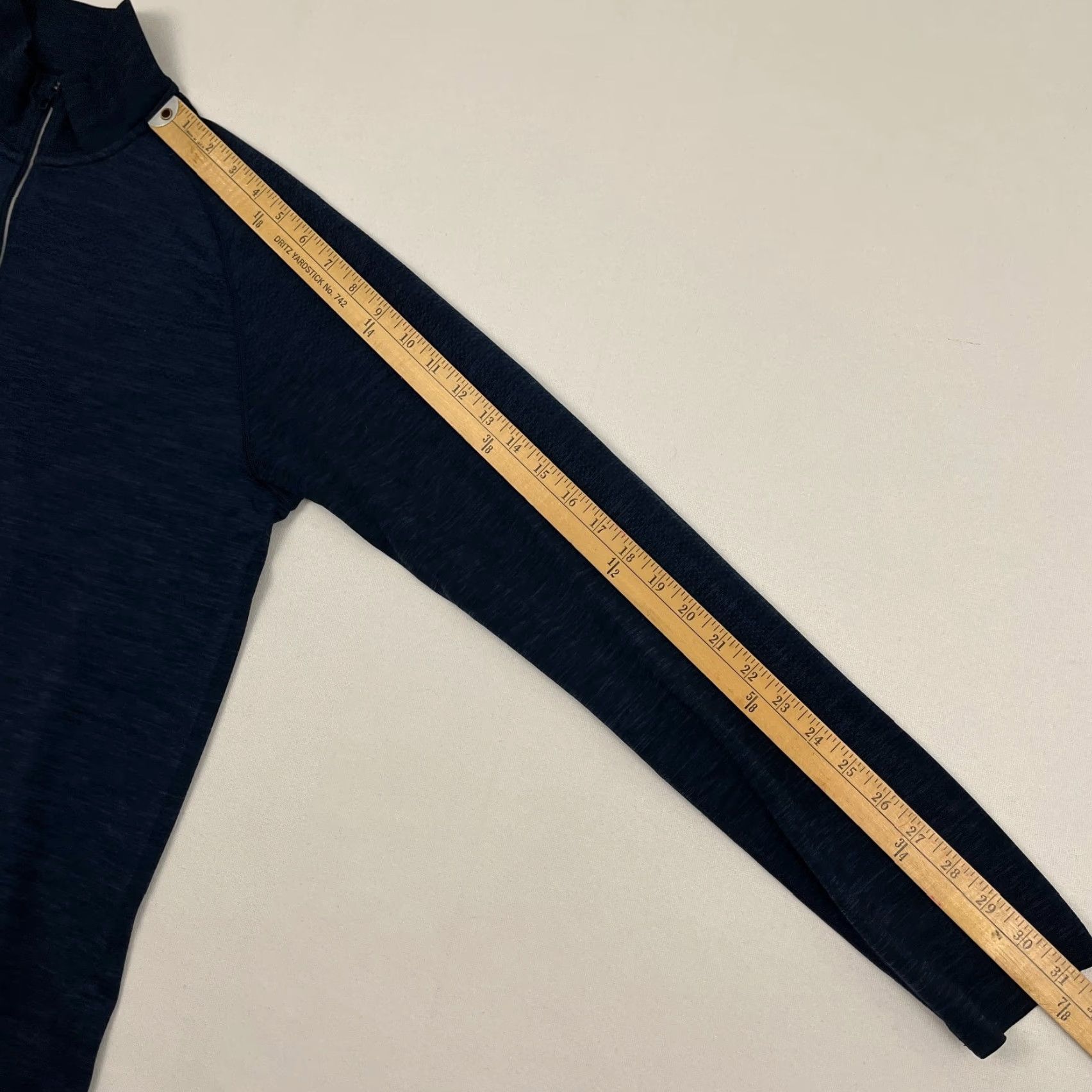 Lululemon Lululemon Metal Vent Tech Pullover Mens L Dark Blue Active Quarter Zip Golf Prep Jacket Size US L / EU 52-54 / 3 - 7 Thumbnail