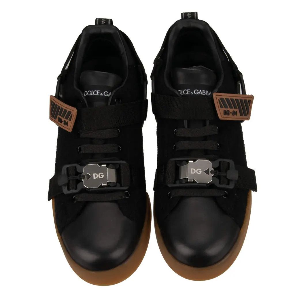 Dolce & Gabbana o1y0125 Logo Low-Top Sneakers in Black Size US 11 / EU 44 - 5 Thumbnail