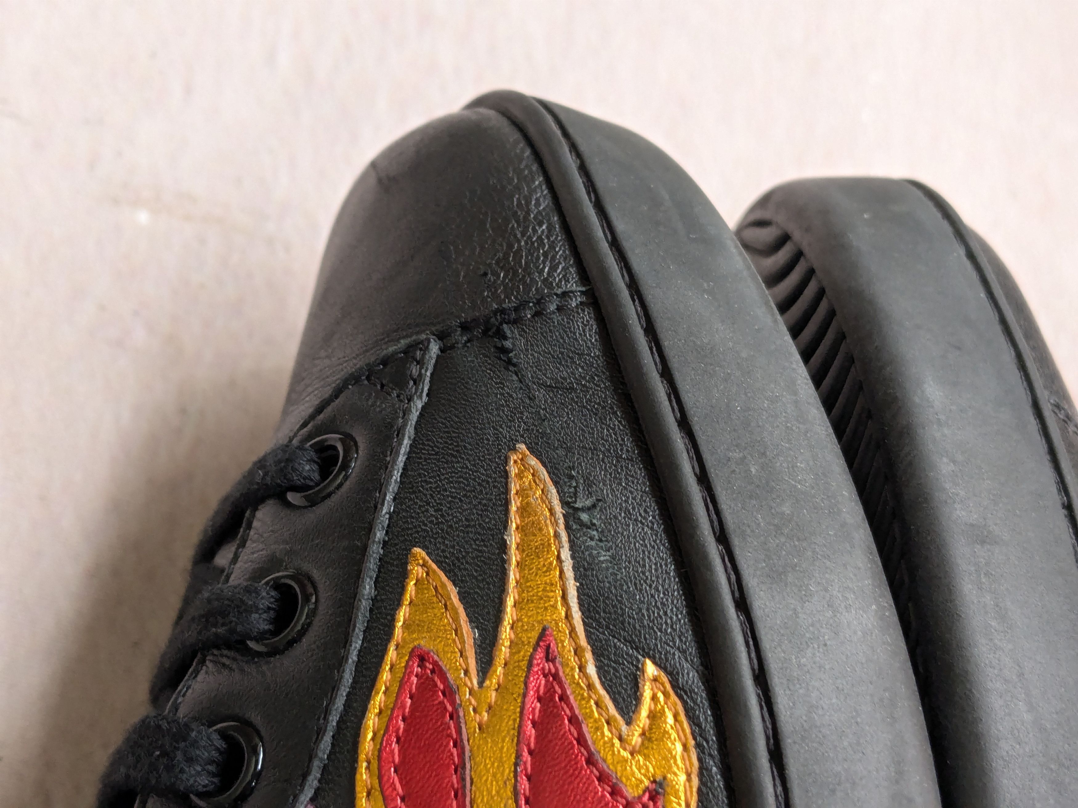 Gucci Gucci Ace Sneakers Fire Flame 8.5 Logo Low Tops 440724 Size US 8.5 / EU 41-42 - 8 Thumbnail