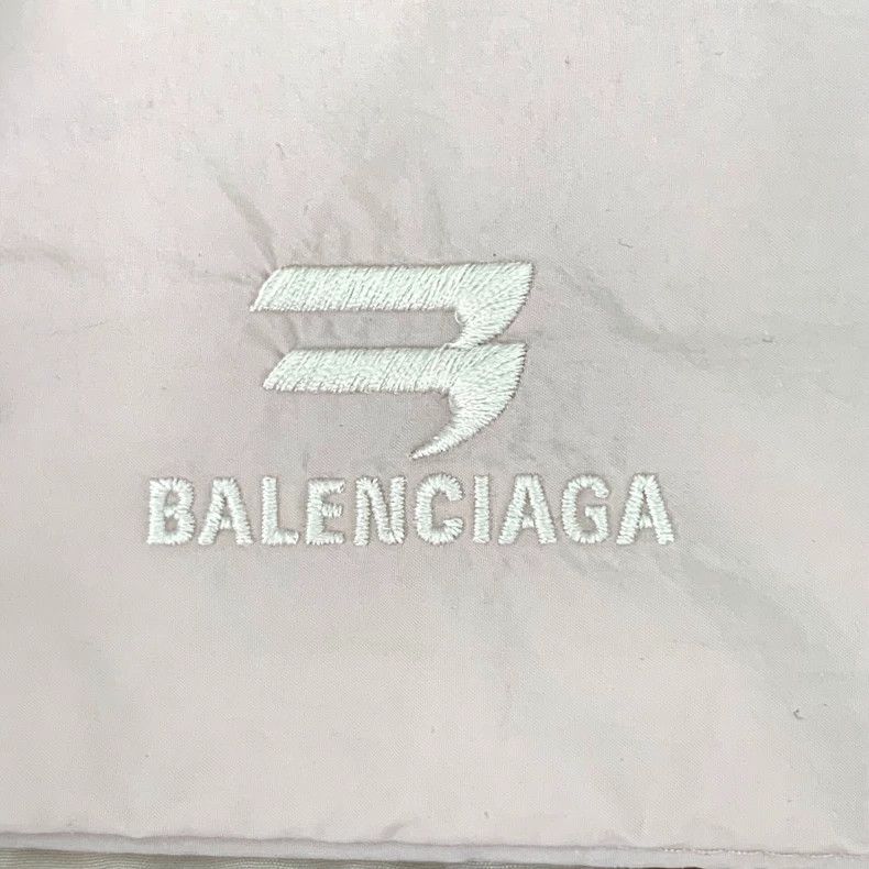 Balenciaga Balenciaga Nude pink logo embroidered hooded zipper down j Size L / US 10 / IT 46 - 5 Thumbnail