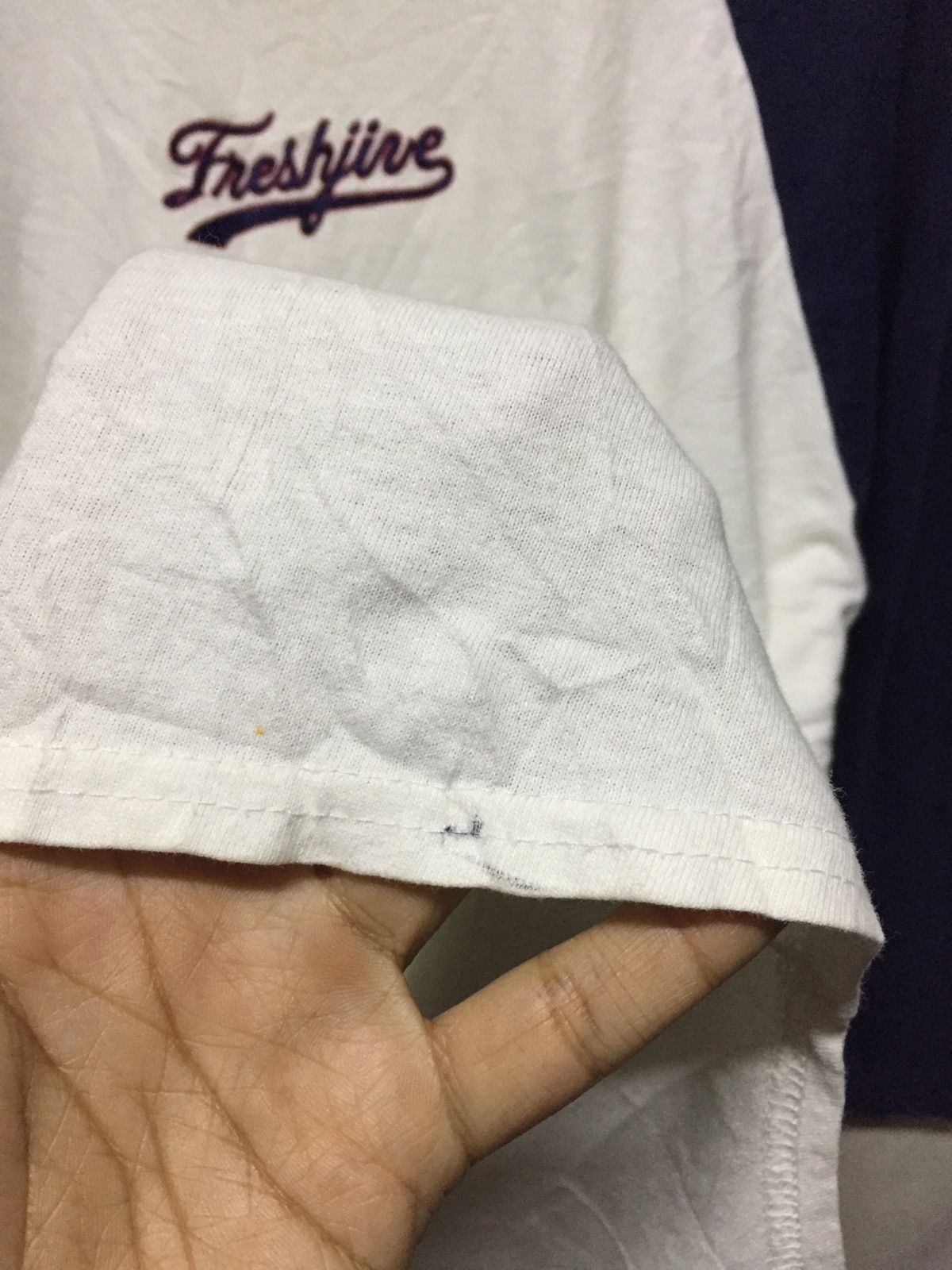 Freshjive × Vintage Vintage Freshjive Embroidered Raglan Tee Size US L / EU 52-54 / 3 - 6 Thumbnail
