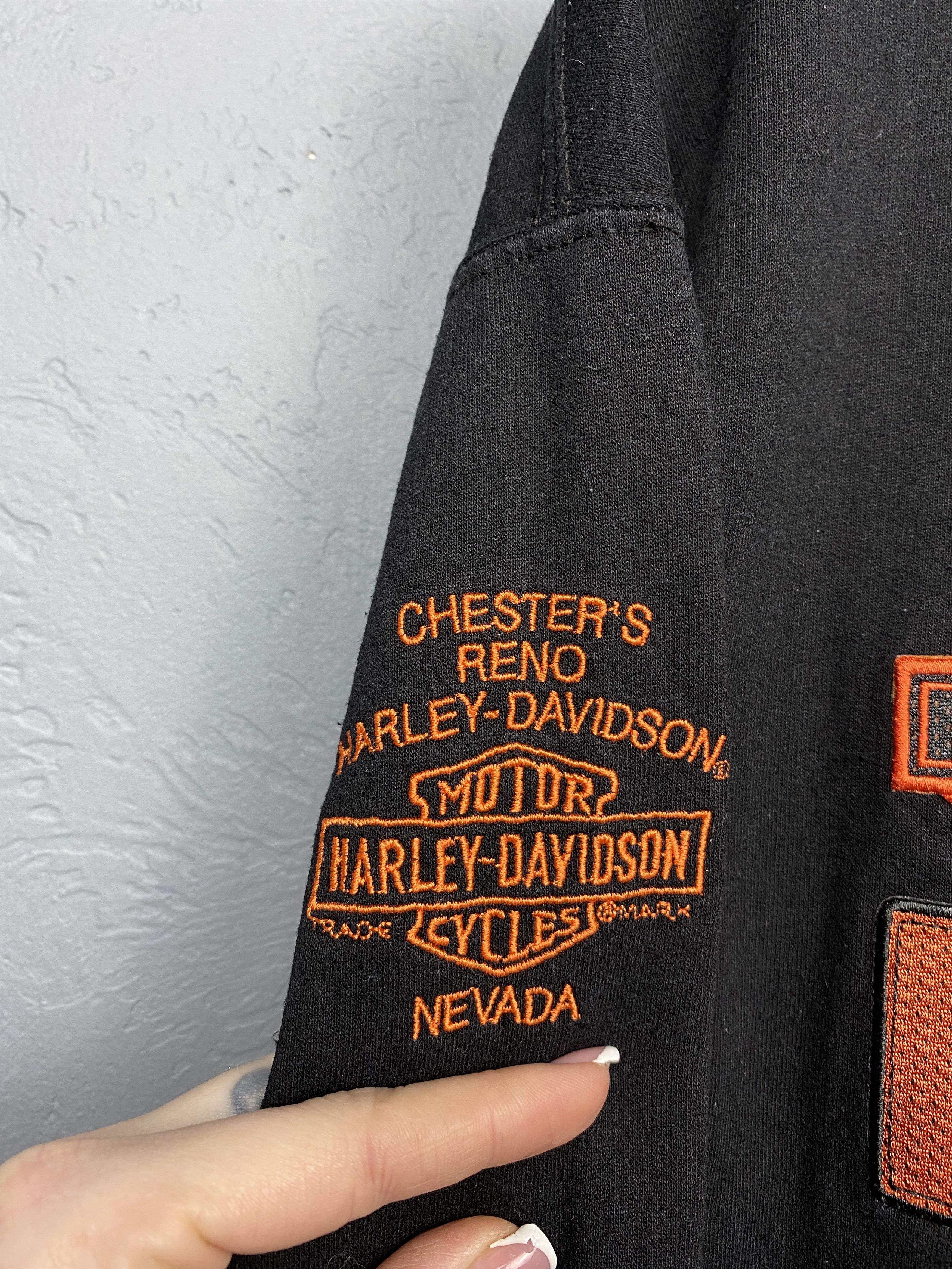Harley Davidson Harley Davidson Vintage Mens Biker Hoodie Size US XL / EU 56 / 4 - 7 Thumbnail