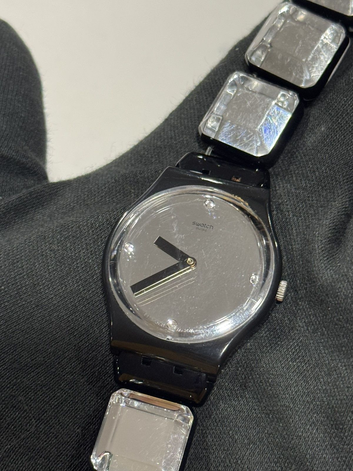 Swatch Swatch LUXY-SQUARE GB300B wrist watch Size ONE SIZE - 9 Thumbnail