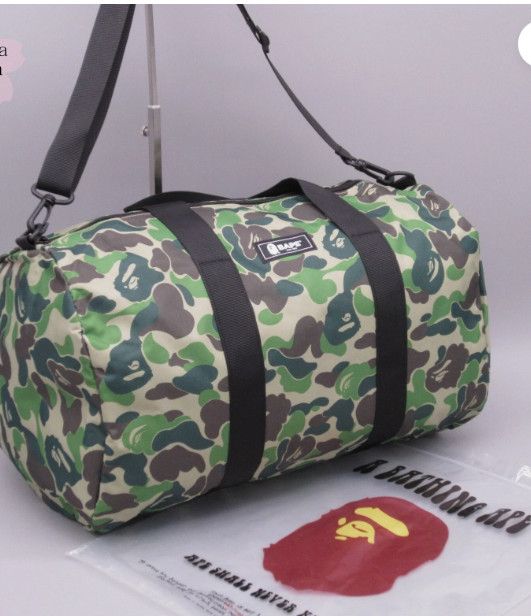 Japanese Brand Brand New Bape Duffel Bag Size ONE SIZE - 7 Thumbnail