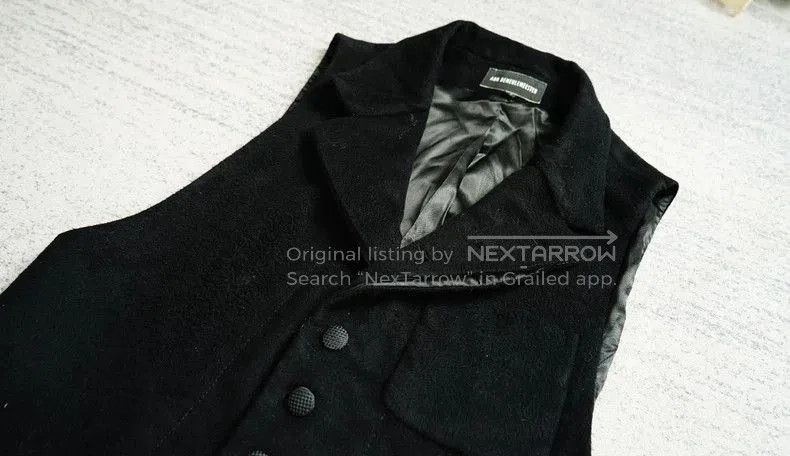 Ann Demeulemeester ann demeulemeester Autumn-winter double collar rayon silk b Size US XS / EU 42 / 0 - 5 Thumbnail