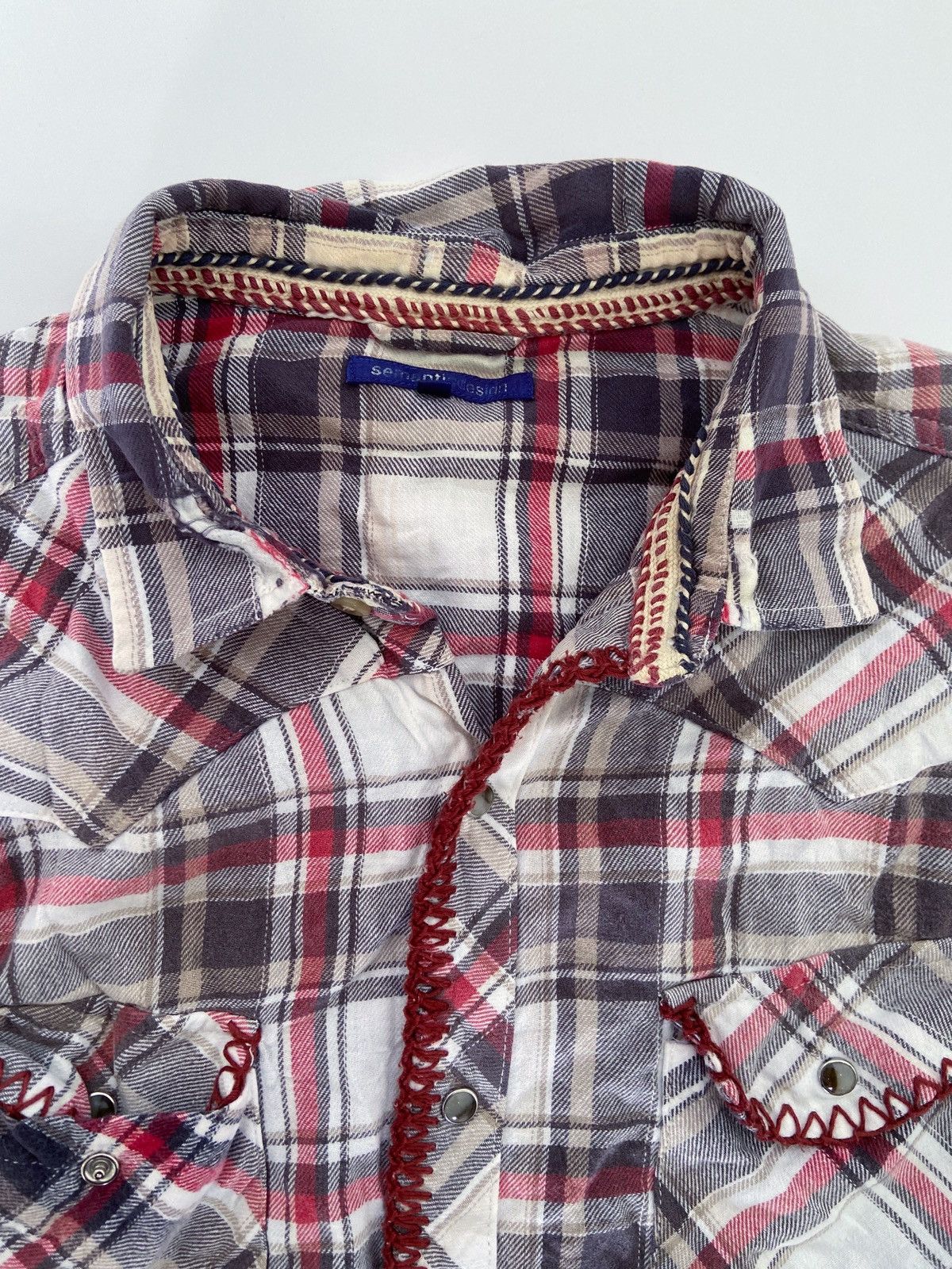 semanticdesign SEMANTICDESIGN PLAID BUTTON DOWN SHIRT Size US L / EU 52-54 / 3 - 6 Thumbnail