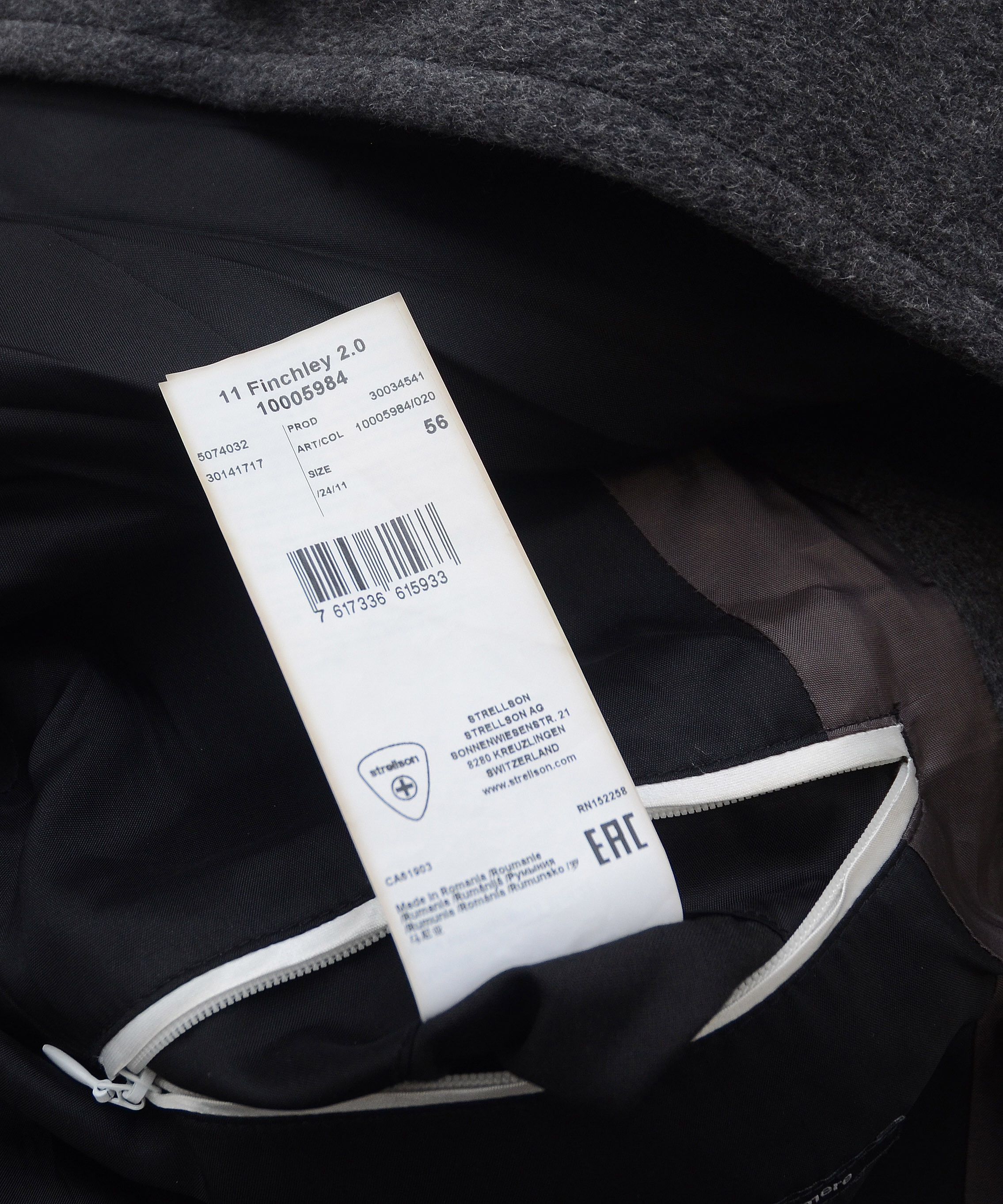 Strellson Strellson Finchley 2.0 Gray Coat Size 56 XL Wool Cashmere Size US XL / EU 56 / 4 - 20 Thumbnail