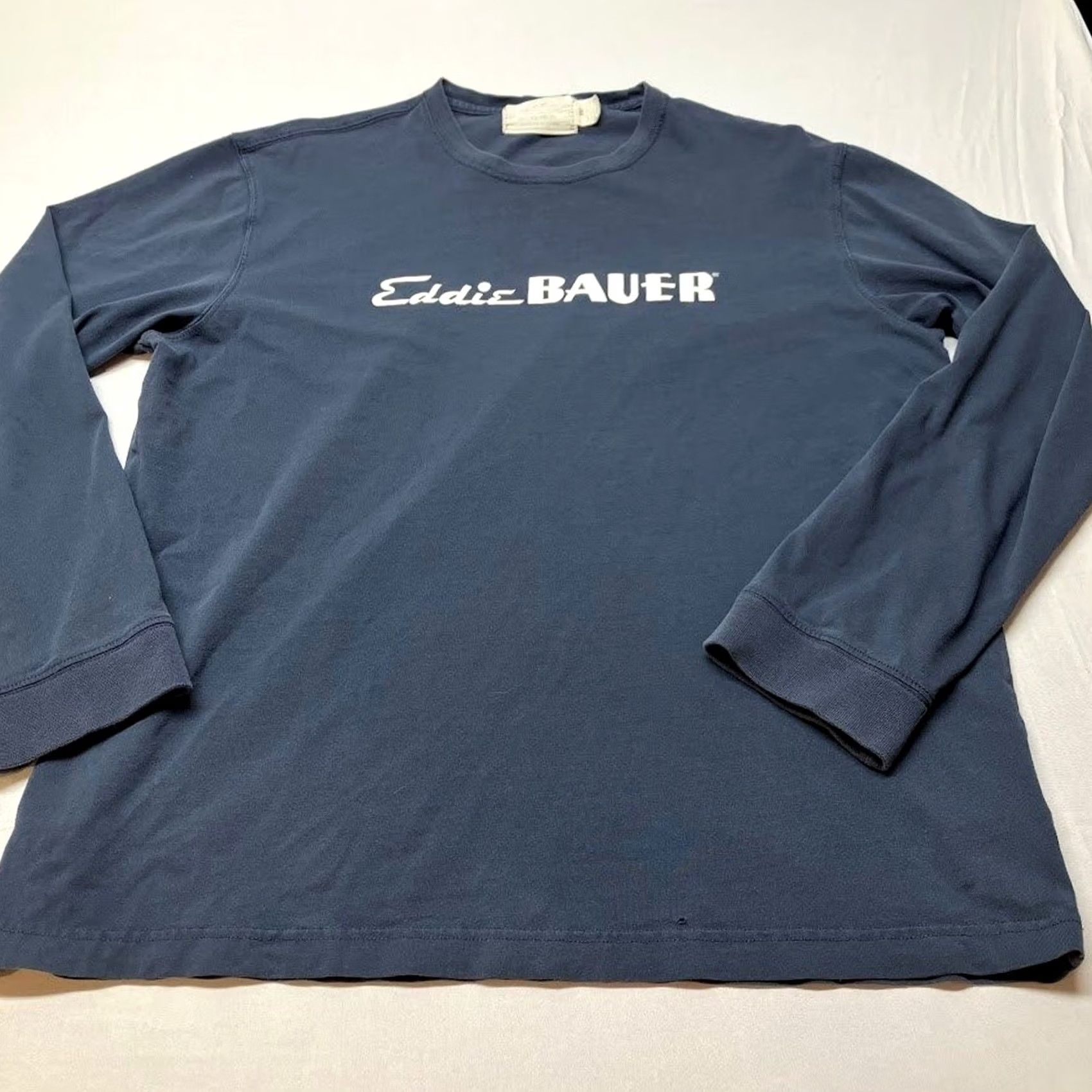 Eddie Bauer Eddie Bauer T-Shirt Navy Blue Long Sleeve Crewneck Men M Size US M / EU 48-50 / 2 - 2 Thumbnail