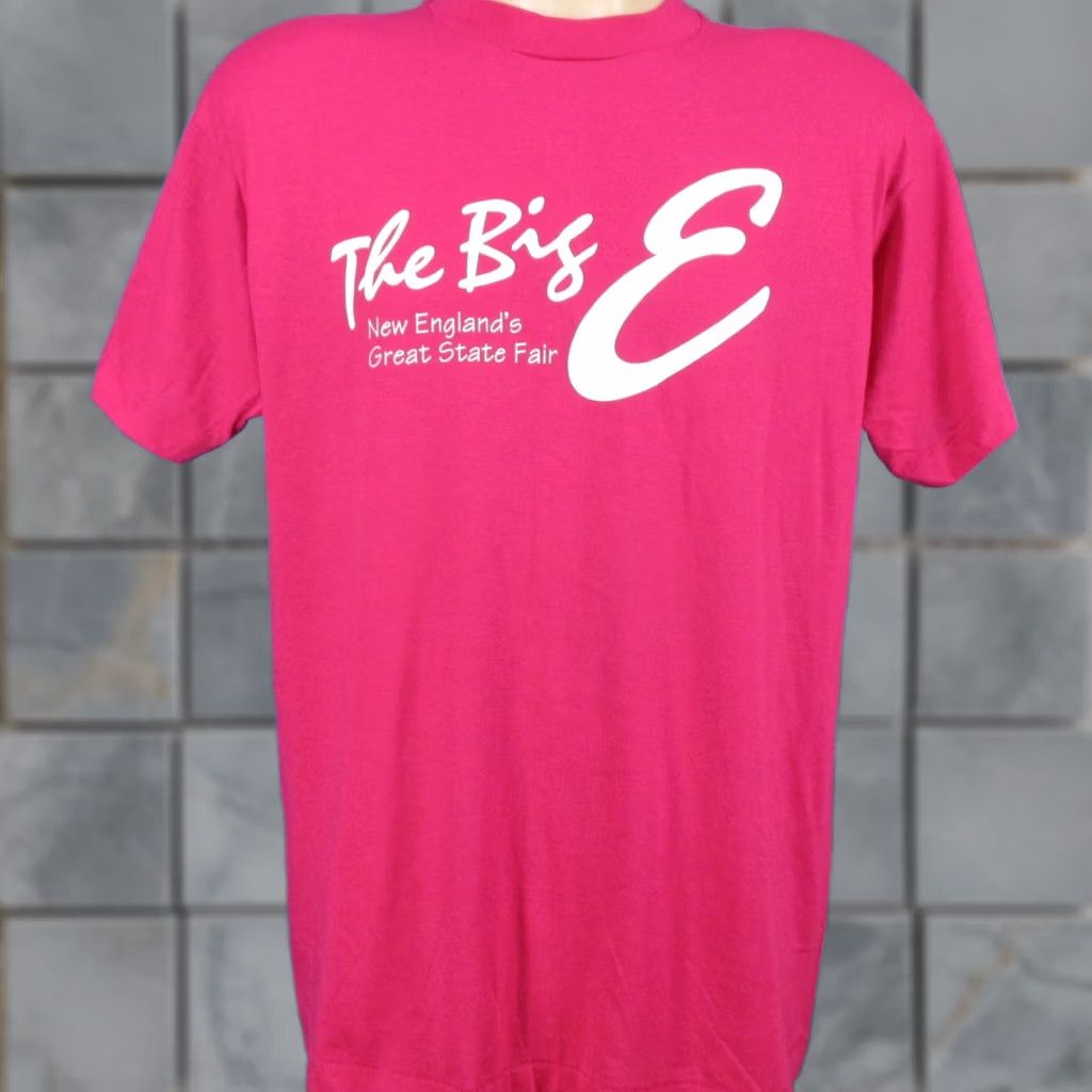 Vintage VINTAGE 80s THE BIG E EXPO NEW ENGLAND STATE FAIR PAPER THIN T-Shirt L eastern Shirt Mens XS-XL not applicable Size US L / EU 52-54 / 3 - 1 Thumbnail