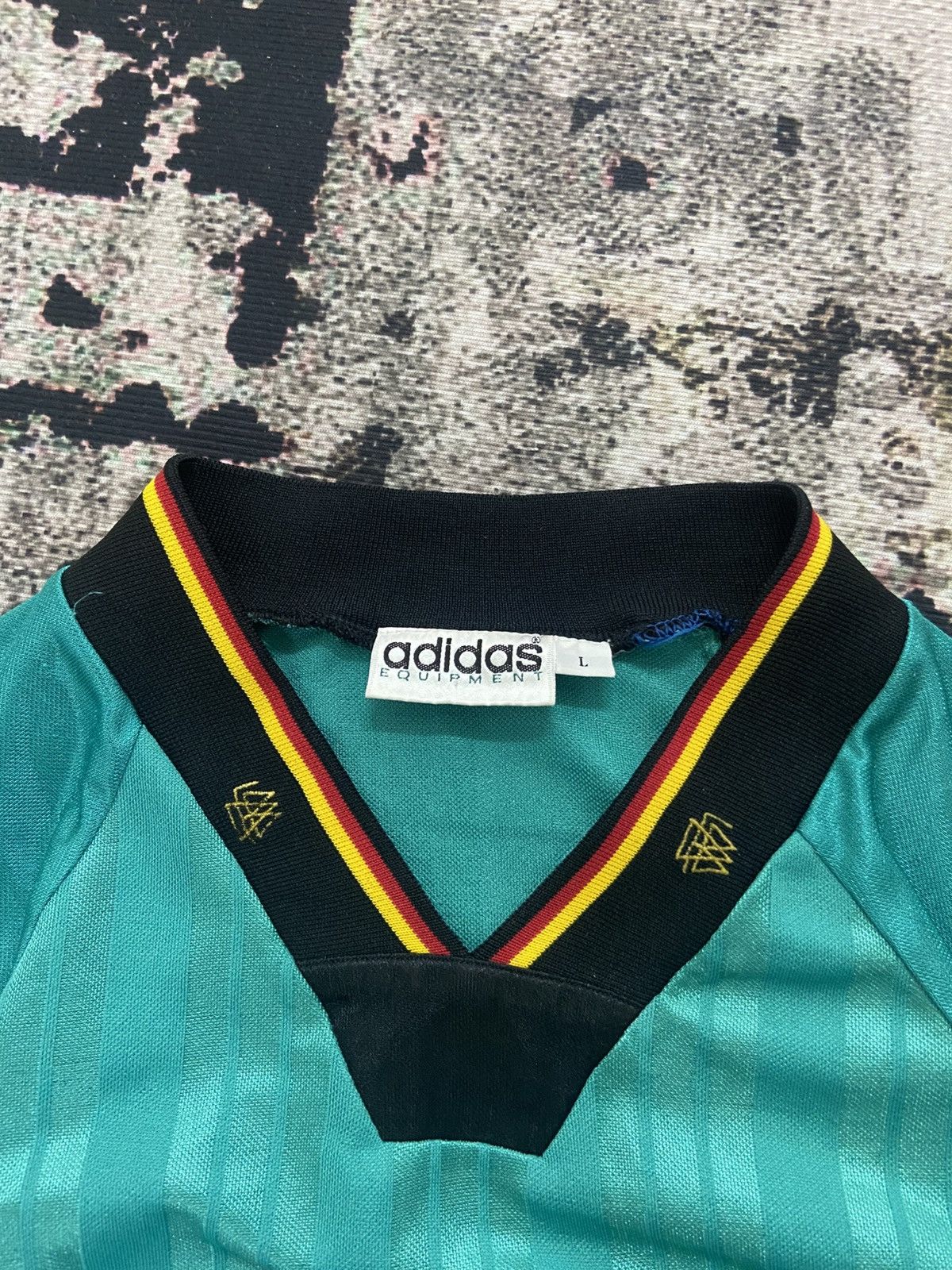 Adidas Vintage 1992 Germany Away Adidas Soccer Jersey Size US L / EU 52-54 / 3 - 2 Thumbnail