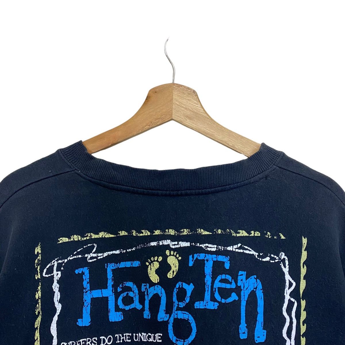 Billabong × Hang Ten × Quiksilver Vintage Hang Ten Big Logo Crewneck Sweatshirt Size US L / EU 52-54 / 3 - 4 Thumbnail