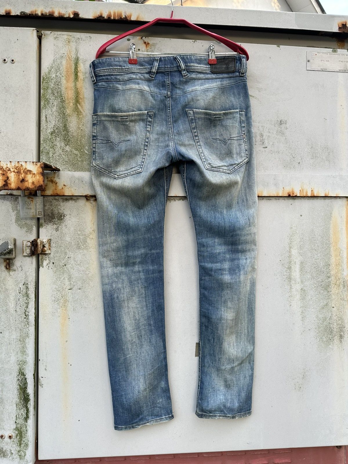 Diesel 👹Vintage THRASHED Diesel Skinny Jeans Size US 30 / EU 46 - 7 Thumbnail