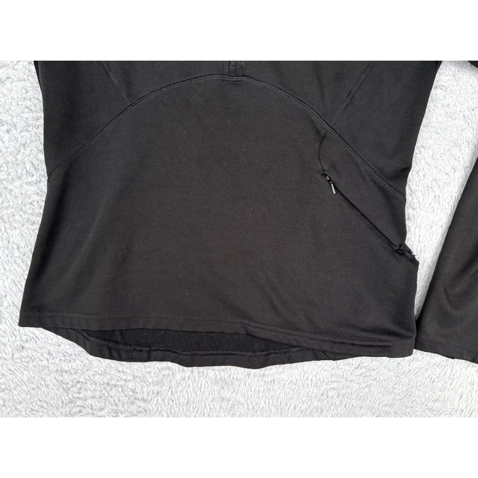 The North Face The North Face Sweatshirt Woman Medium Black Polyester 1/4 Zip Long Sleeve Logo Pullover 34 in Mens Womens Boys Girls Size M / US 6-8 / IT 42-44 - 6 Thumbnail