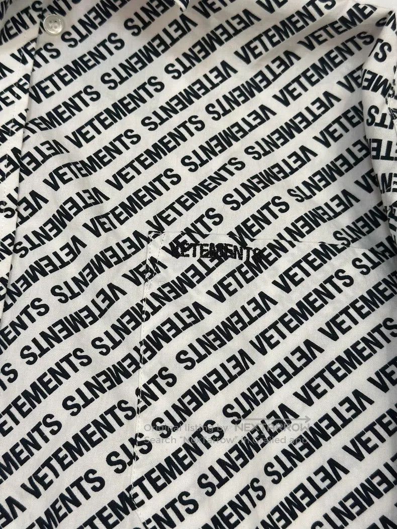 Vetements Vetements Small Letter Printed Shirt Size US XS / EU 42 / 0 - 2 Thumbnail