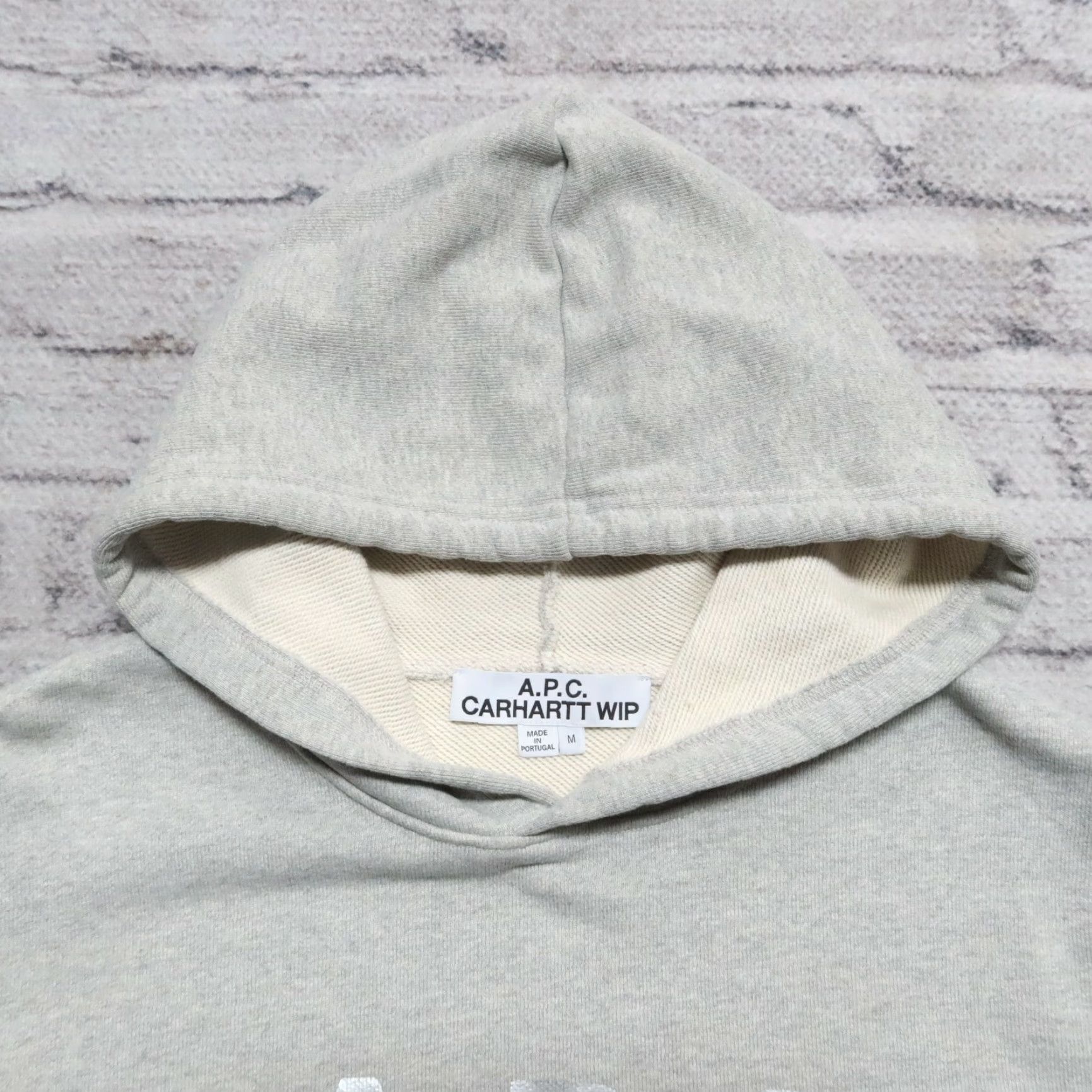 Carhartt Wip APC x Carhartt WIP Stash Hoody Sweatshirt Mens Size M Heather Grey Size US M / EU 48-50 / 2 - 4 Thumbnail