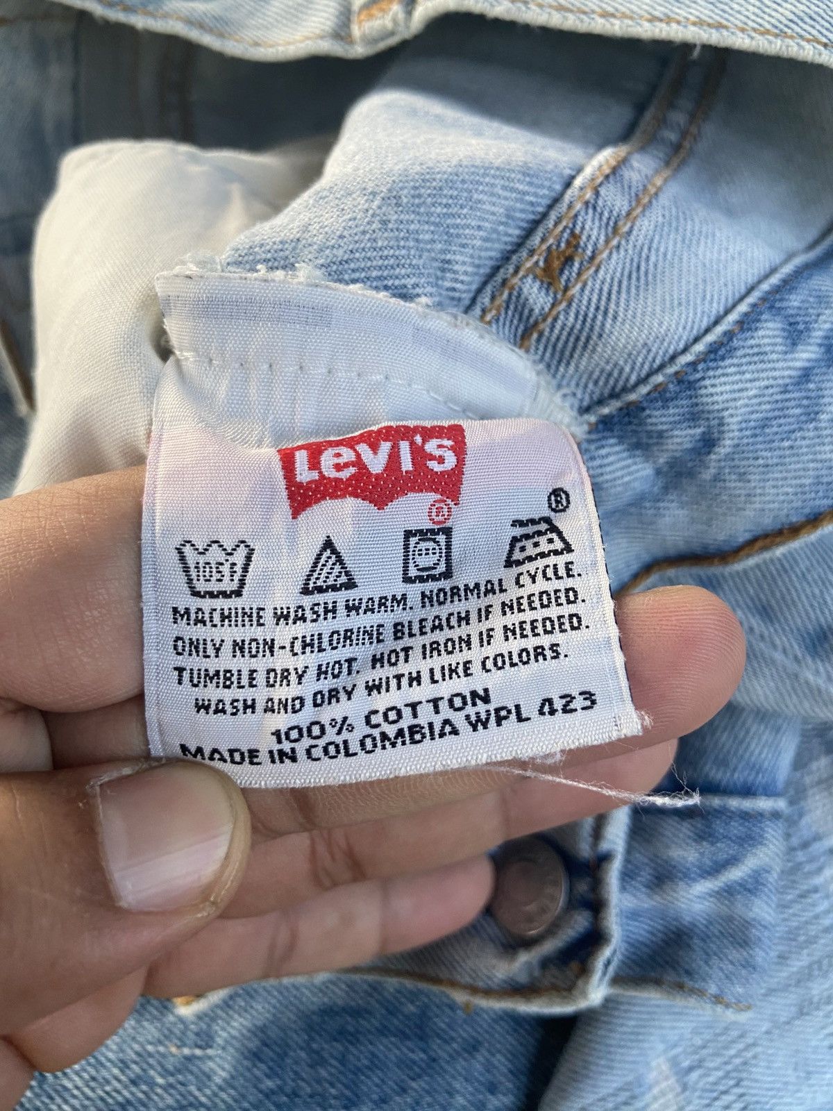 Levi's Vintage Levi’s 501 Distressed Denim Pant Size US 34 / EU 50 - 9 Thumbnail