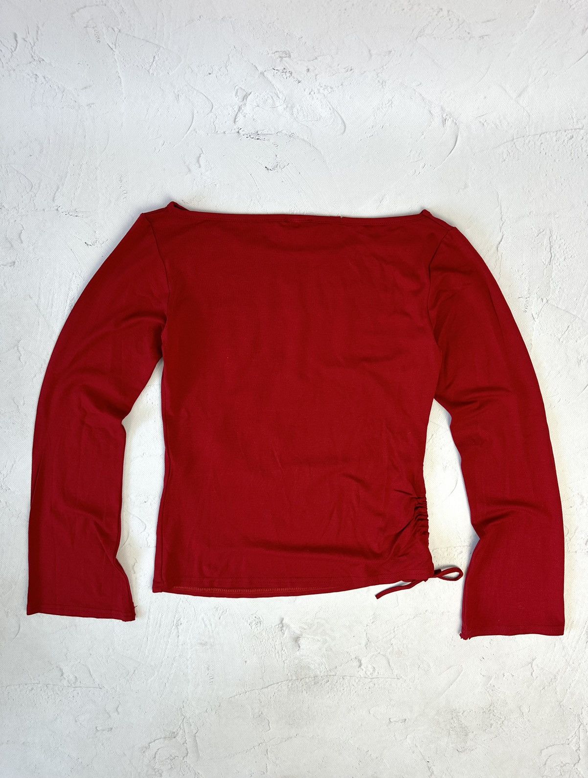 If Six Was Nine Vintage Flared Seeve Red Printed Sweater Size M / US 6-8 / IT 42-44 - 8 Thumbnail