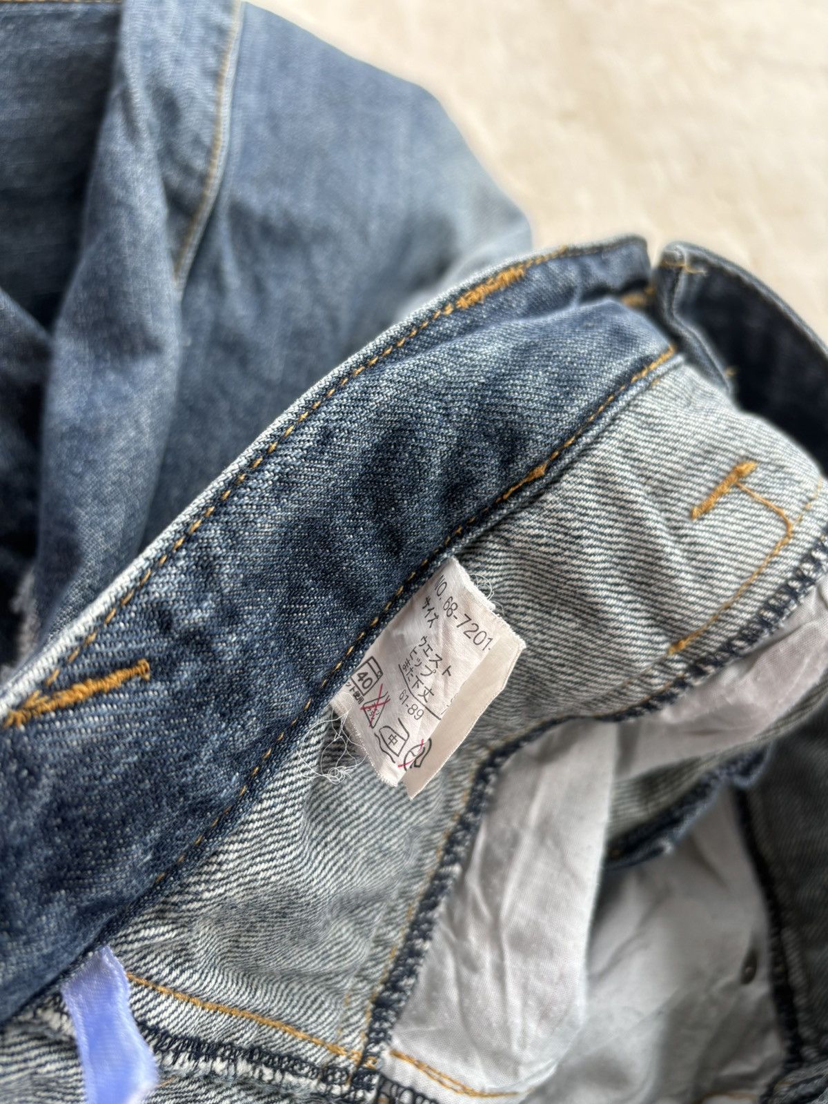 Hysteric Glamour × If Six Was Nine × Japanese Brand Distressed Denim Natural Leat Ifsixwasnine Style Jeans Size US 30 / EU 46 - 9 Thumbnail