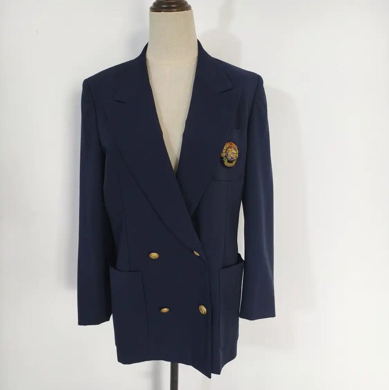 Burberry Burberry Women's Navy Wool Cardigan Size M / US 6-8 / IT 42-44 - 1 Thumbnail