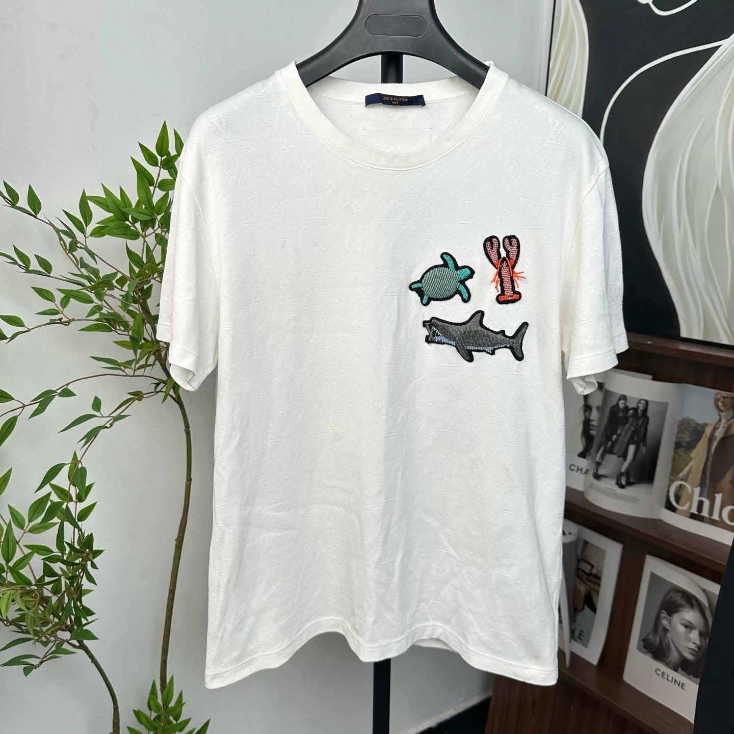 Louis Vuitton Louis Vuitton Oceanarium Subtle Print T-shirt Size US M / EU 48-50 / 2 - 1 Thumbnail