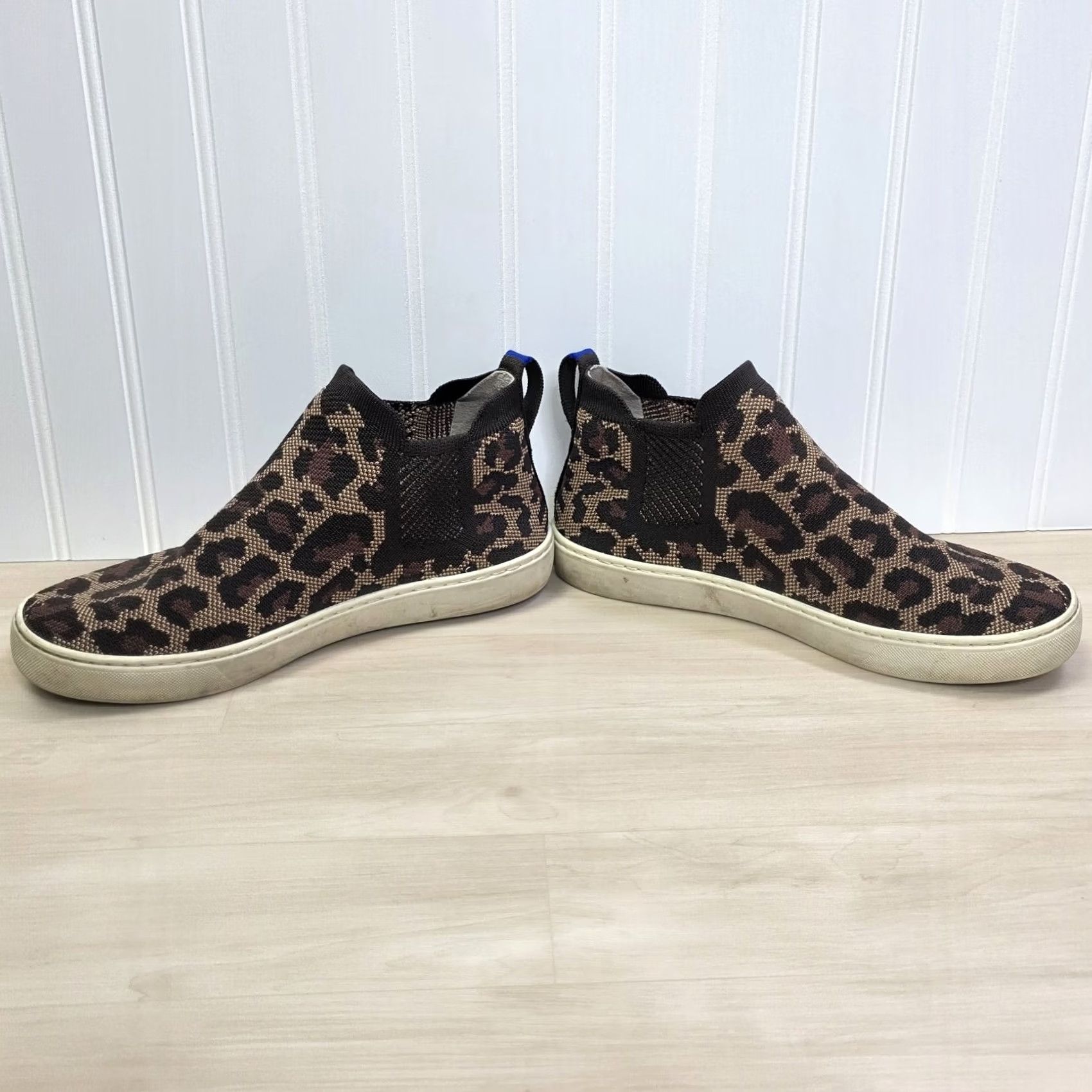 Vintage Rothy’s Chelsea Boots Wildcat Knit Leopard Print Brown Cheetah Size 9 Chelsea Boots Womens Black? Wait—no extra info. Sorry. Size US 9 / IT 39 - 6 Thumbnail
