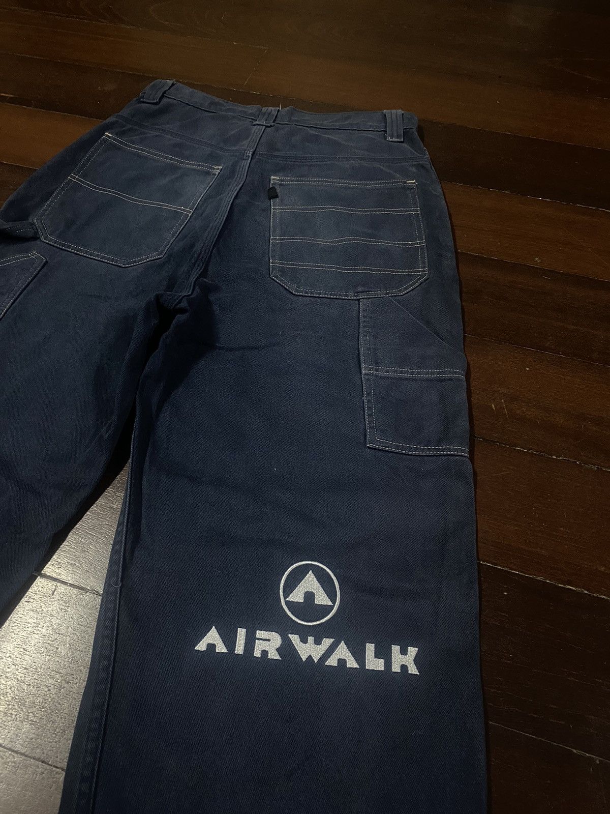 Powell Peralta FIRE 🔥VINTAGE 80s AIRWALK SKATE carpenter workwear skater B1 Size US 33 - 7 Thumbnail