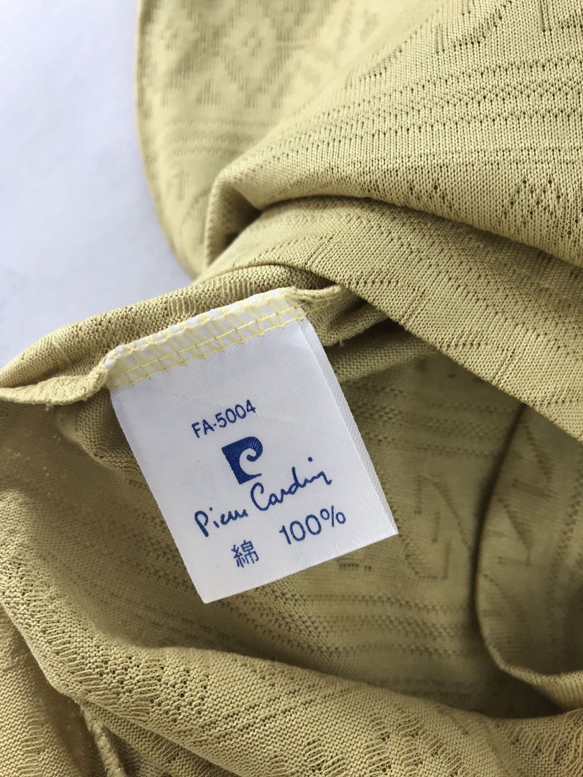Pierre Cardin 90s Pierre Cardin Paris Tricot Single Pocket Polo Tee Size US M / EU 48-50 / 2 - 6 Thumbnail