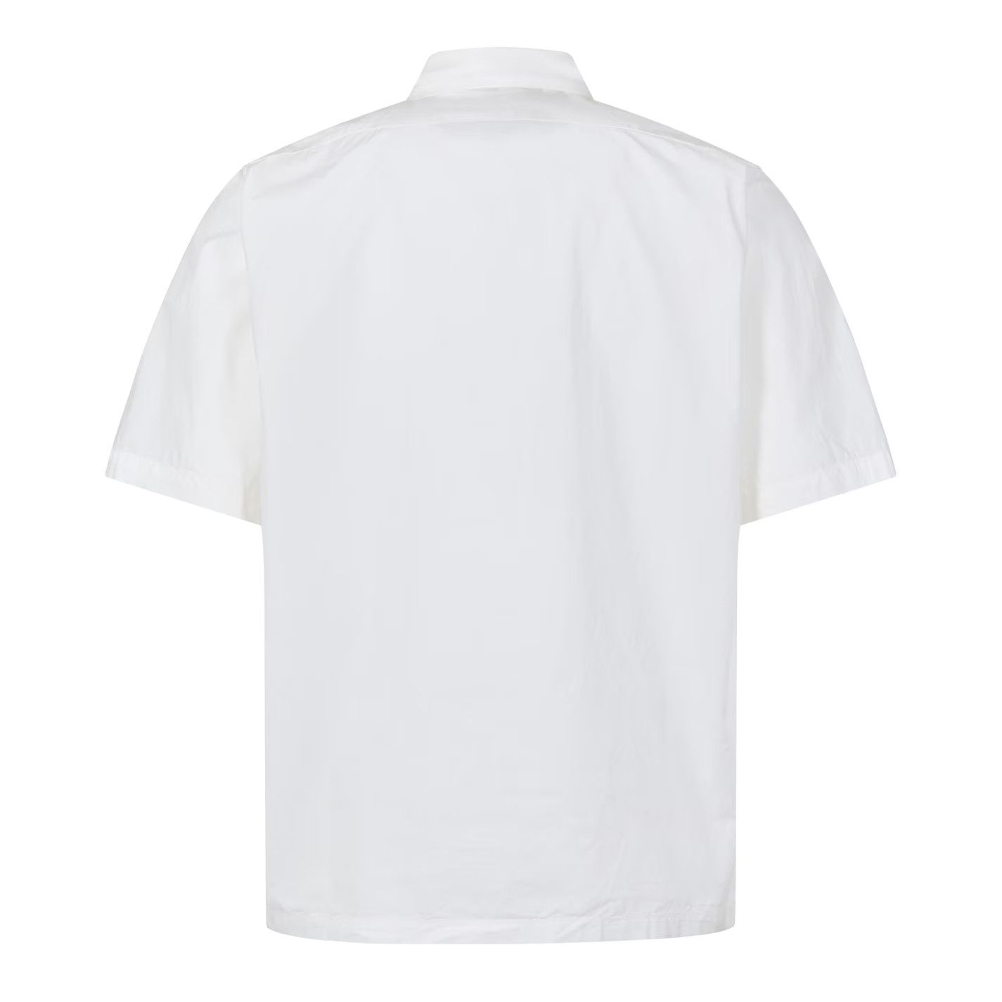 C.P. Company o1g2r1mq0426 Short Sleeve Embroidered Logo Shirt in White Size US XL / EU 56 / 4 - 2 Thumbnail
