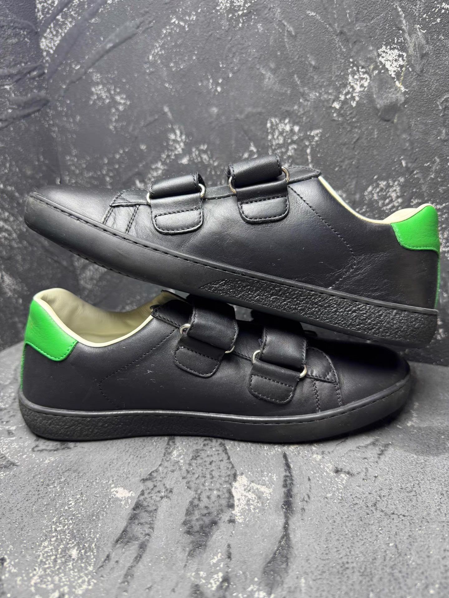Gucci GUCCI Black & White Double G Sneakers Q10 Size US 5 / EU 37 - 3 Thumbnail