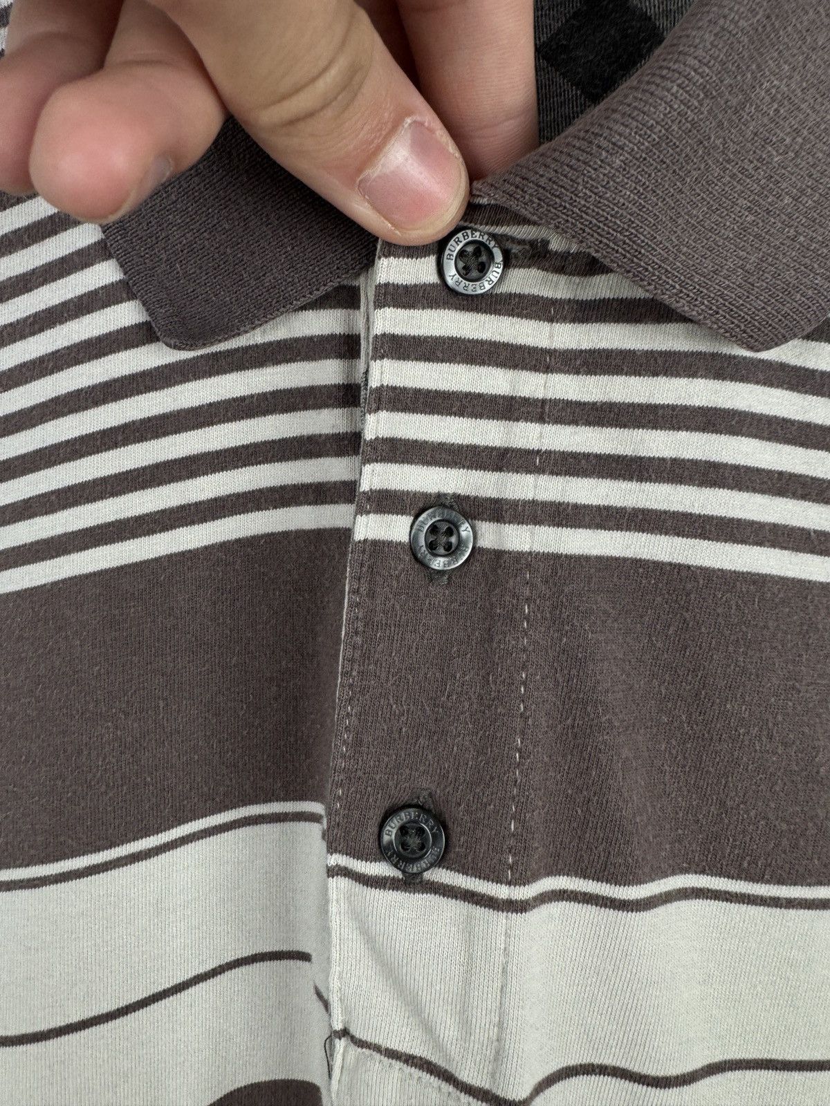 Burberry Men’s Burberry Polo Shirt Luxury Vintage Size Large Size US L / EU 52-54 / 3 - 6 Thumbnail