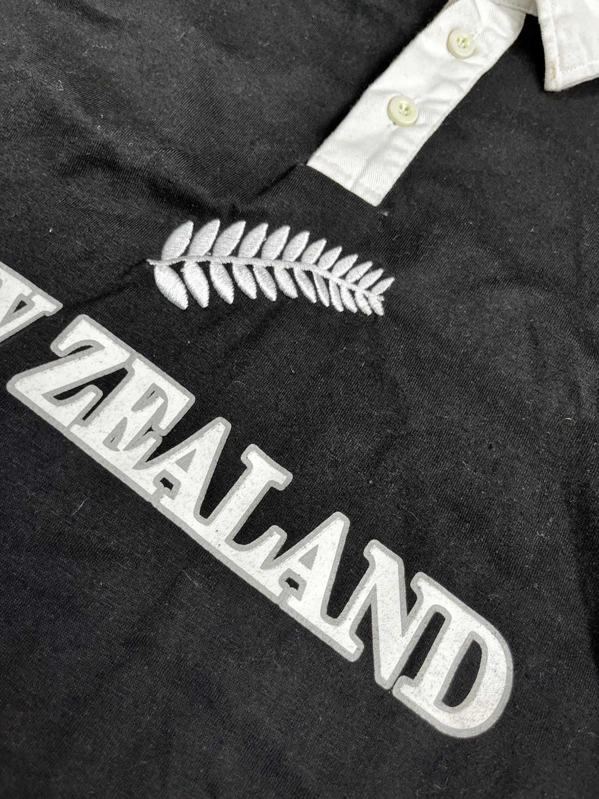 Rugby Ralph Lauren ALL BLACKS OF NEW ZEALAND 2003 RUGBY JERSEY LONGSLEEVE Size US XL / EU 56 / 4 - 6 Thumbnail