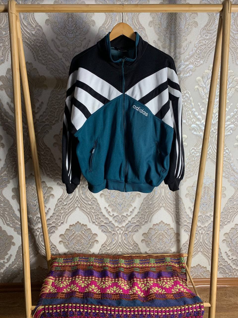 Adidas × Vintage VERY RARE ADIDAS TRACK FULL ZIP LIGHT JACKET RETRO Y2K 90s Size US M / EU 48-50 / 2 - 1 Thumbnail