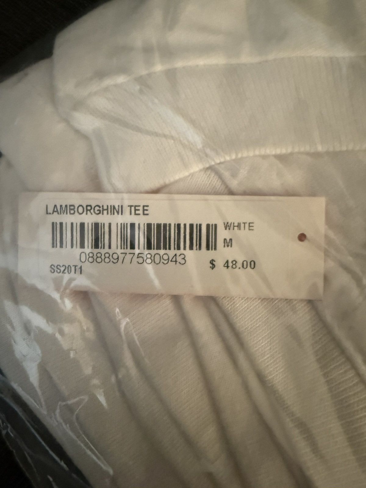 Lamborghini × Supreme Supreme Lamborghini Tee White Size US M / EU 48-50 / 2 - 5 Thumbnail
