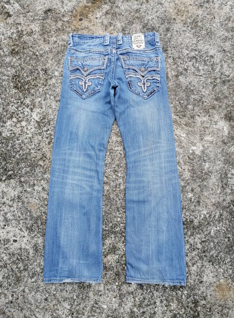 Rock Revival Rock Revival Dysons Slim Bootcut Denim Jeans Size 32" / US 10 / IT 46 - 1 Thumbnail