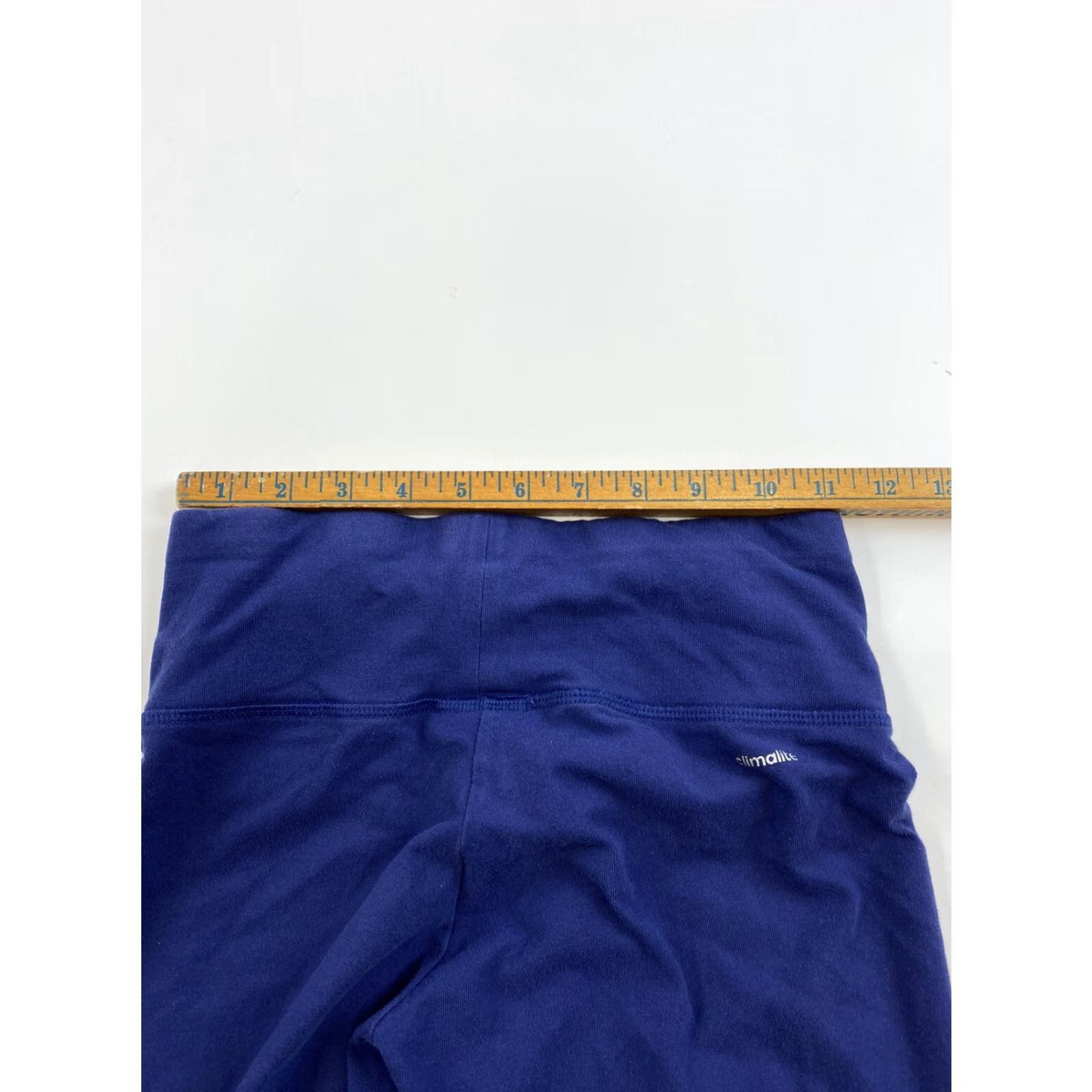 Adidas Adidas Compression Leggings Womens S Blue Running Gym & Training Yoga | adidas Originals | Regular Size S Womens Blue Size 28" / US 6 / IT 42 - 6 Thumbnail