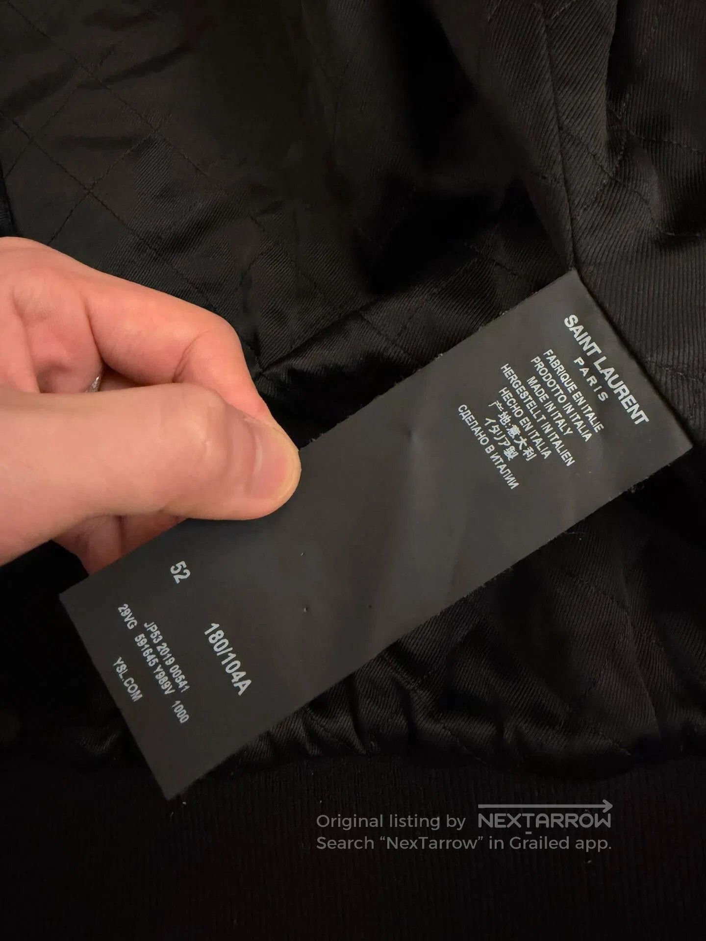 Saint Laurent Paris Saint Laurent Heavy Wool Collar Jacket. Size US L / EU 52-54 / 3 - 6 Thumbnail